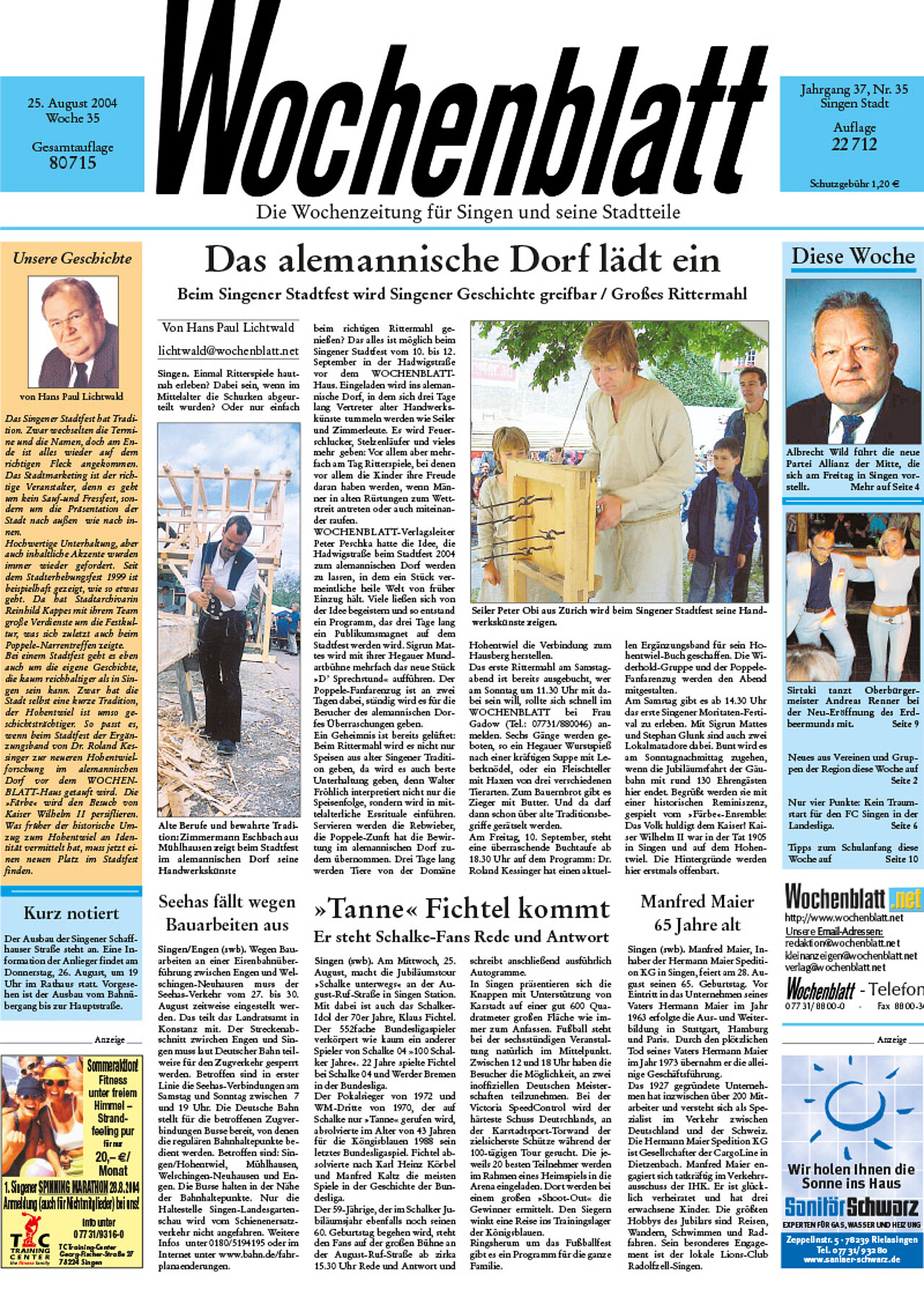 Ausgabe 35 vom 25. August 2004