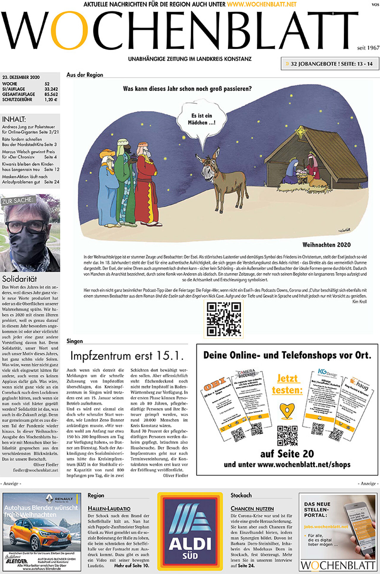 Ausgabe 52 vom 23. Dezember 2020