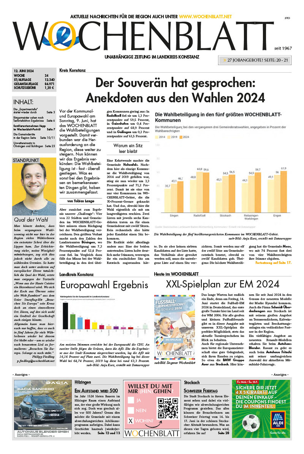 Ausgabe 24 vom 12. Juni 2024