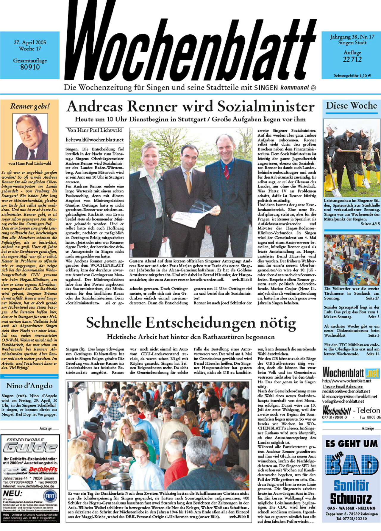Ausgabe 17 vom 27. April 2005