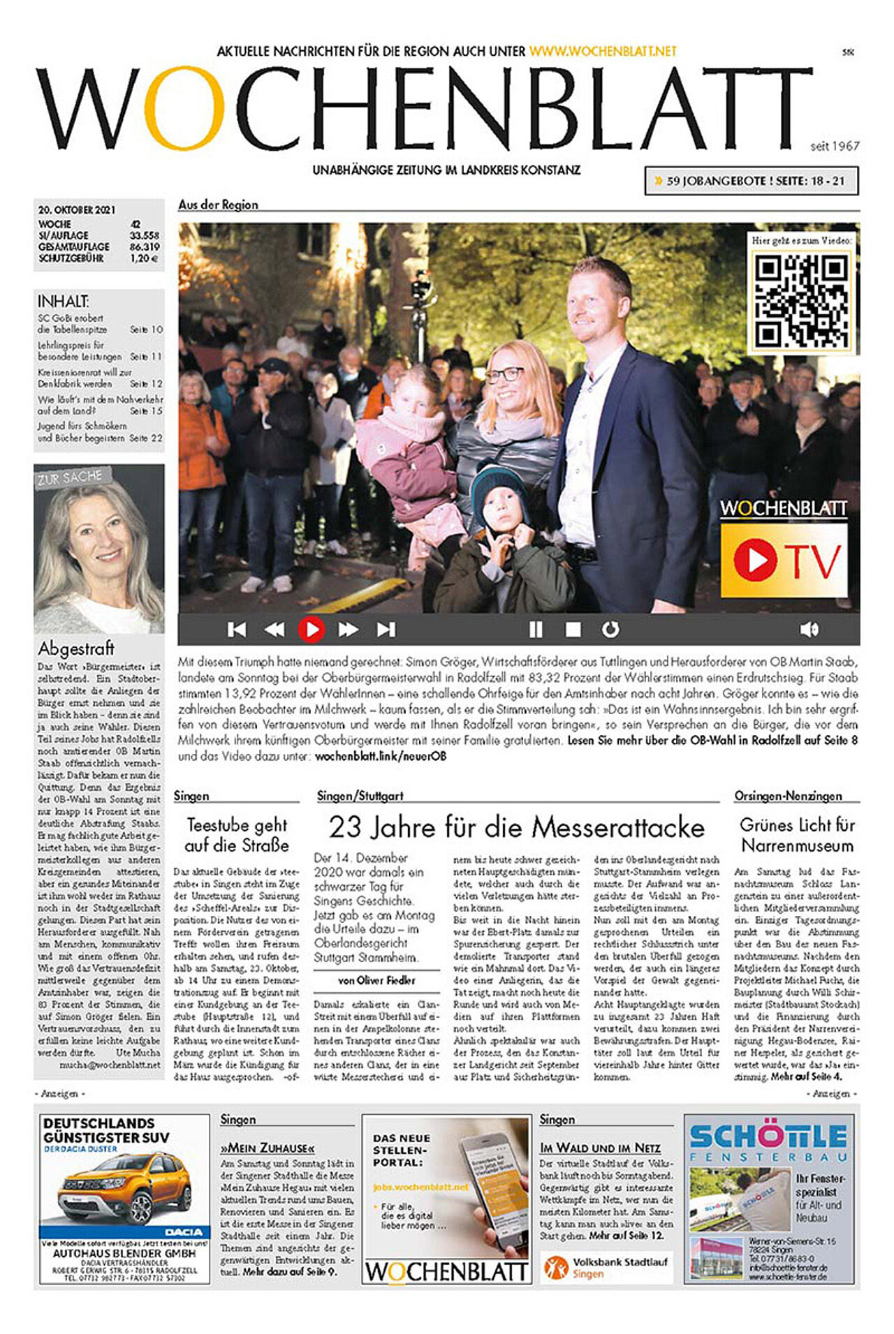 Ausgabe 42 vom 20. Oktober 2021
