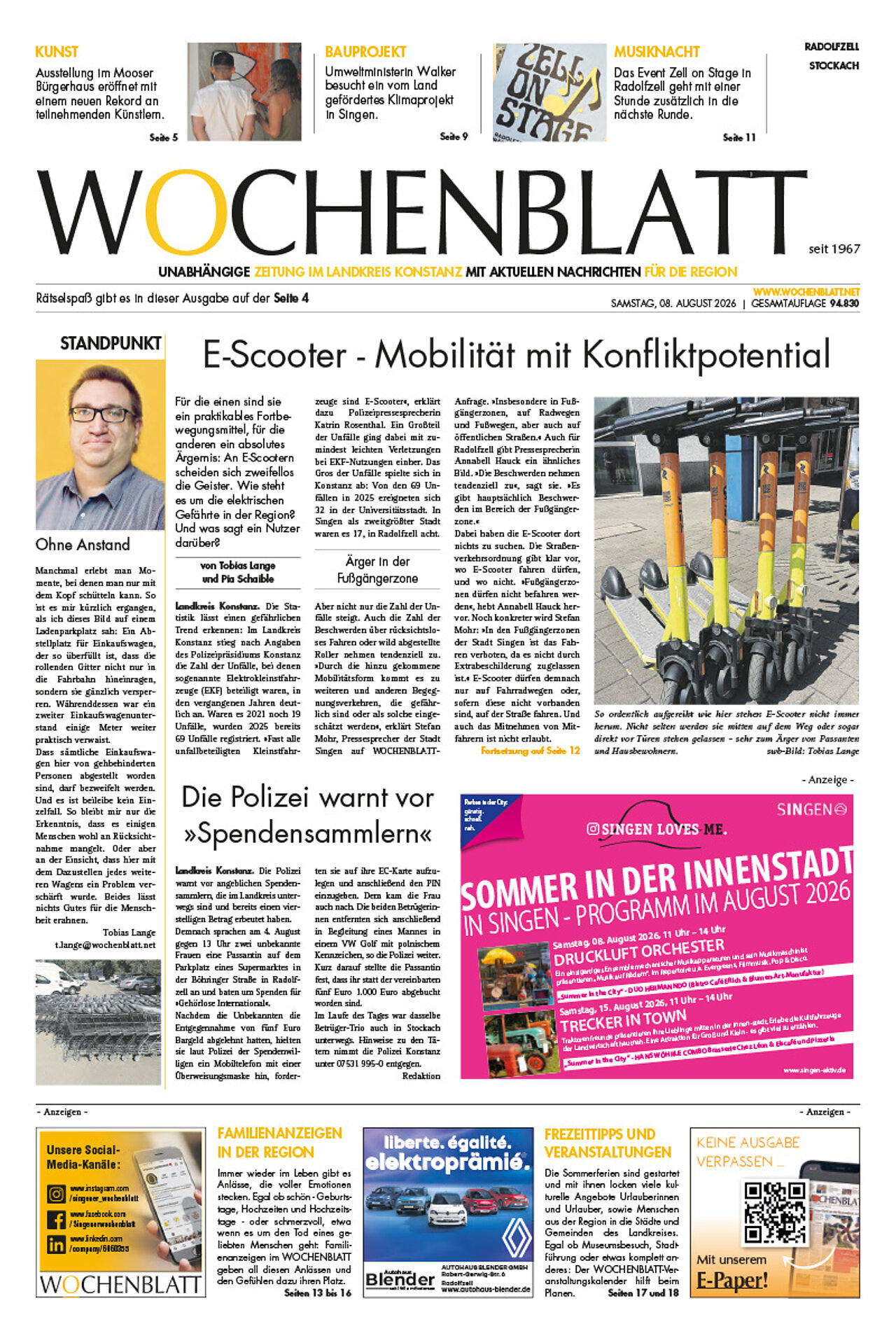 Ausgabe 32 vom 8. August 2026