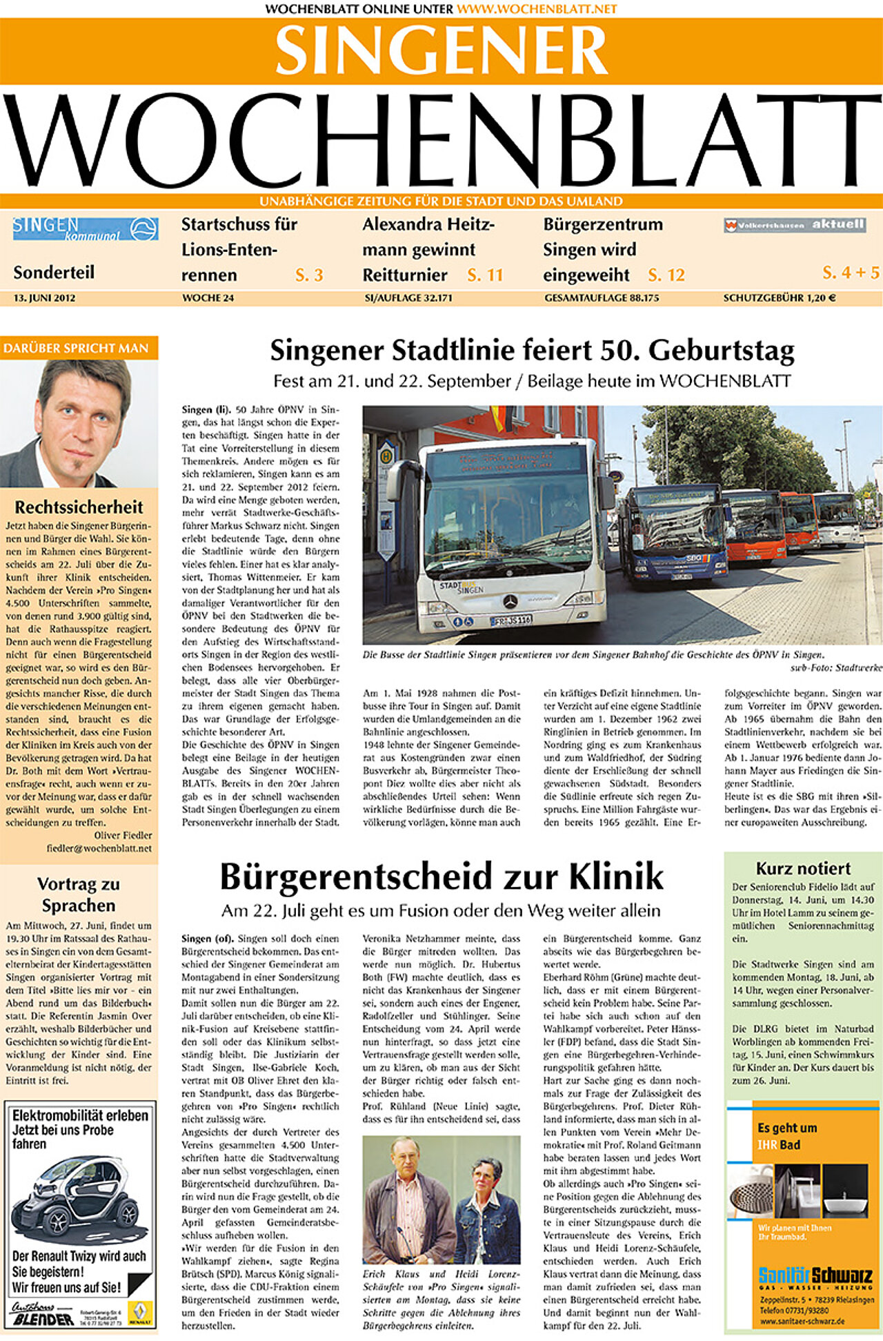 Ausgabe 24 vom 13. Juni 2012