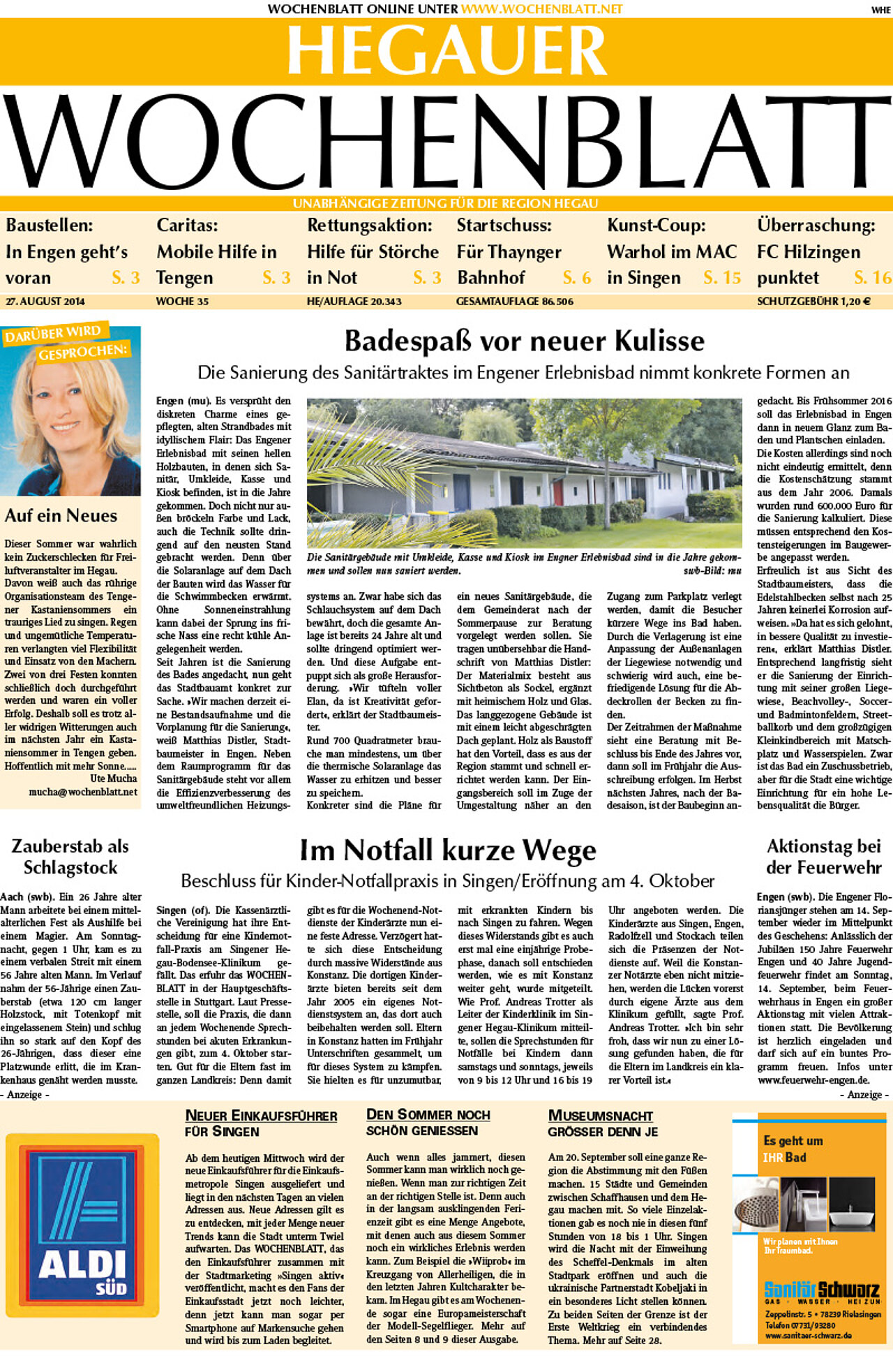 Ausgabe 35 vom 27. August 2014