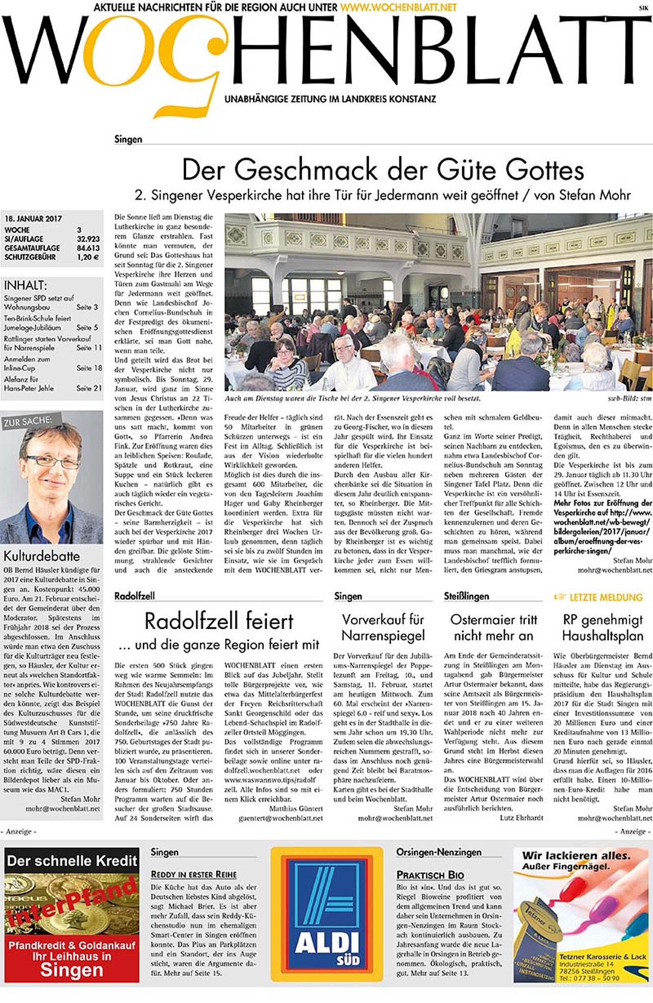 Ausgabe 03 vom 18. Januar 2017