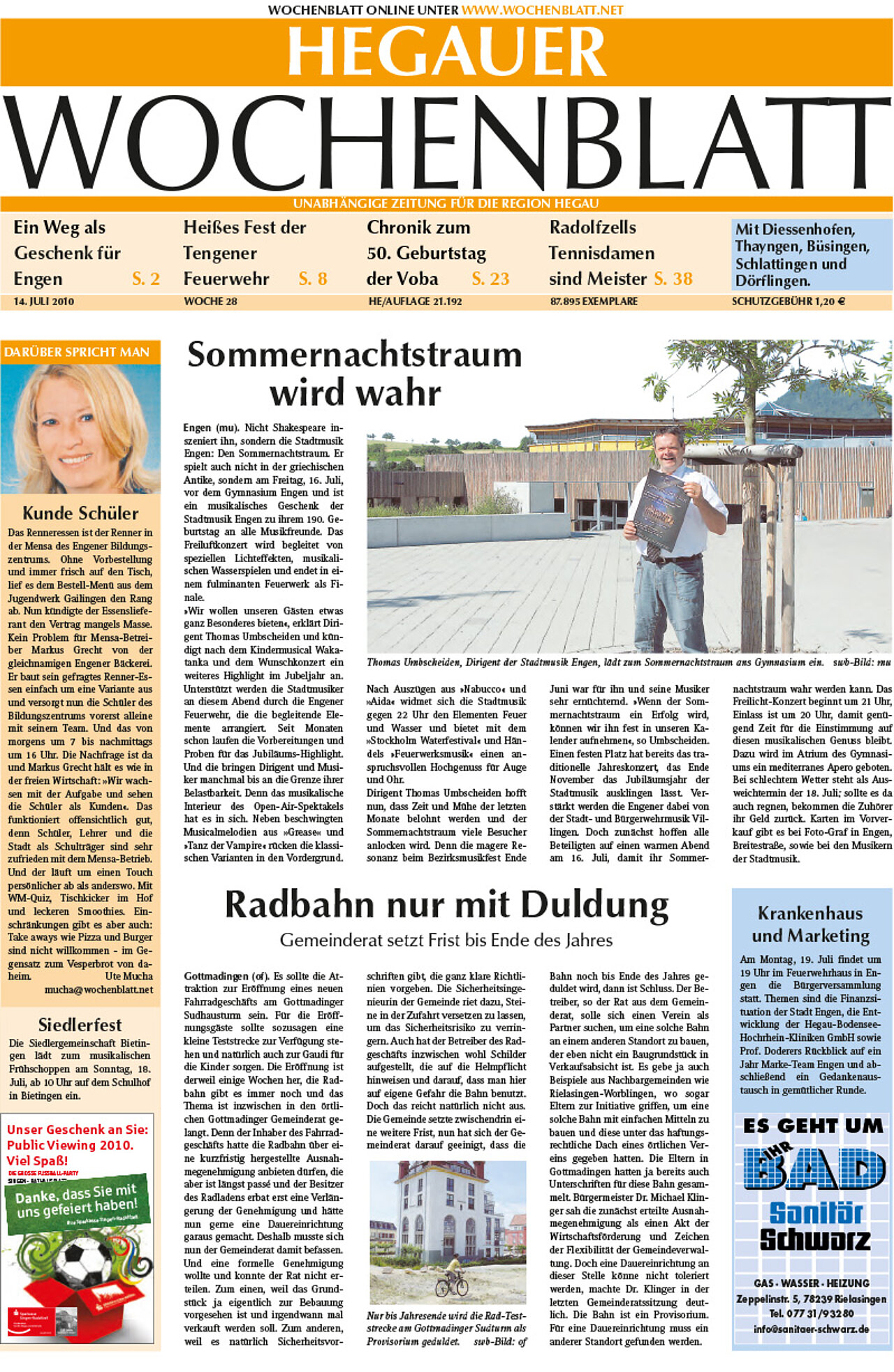 Ausgabe 28 vom 14. Juli 2010