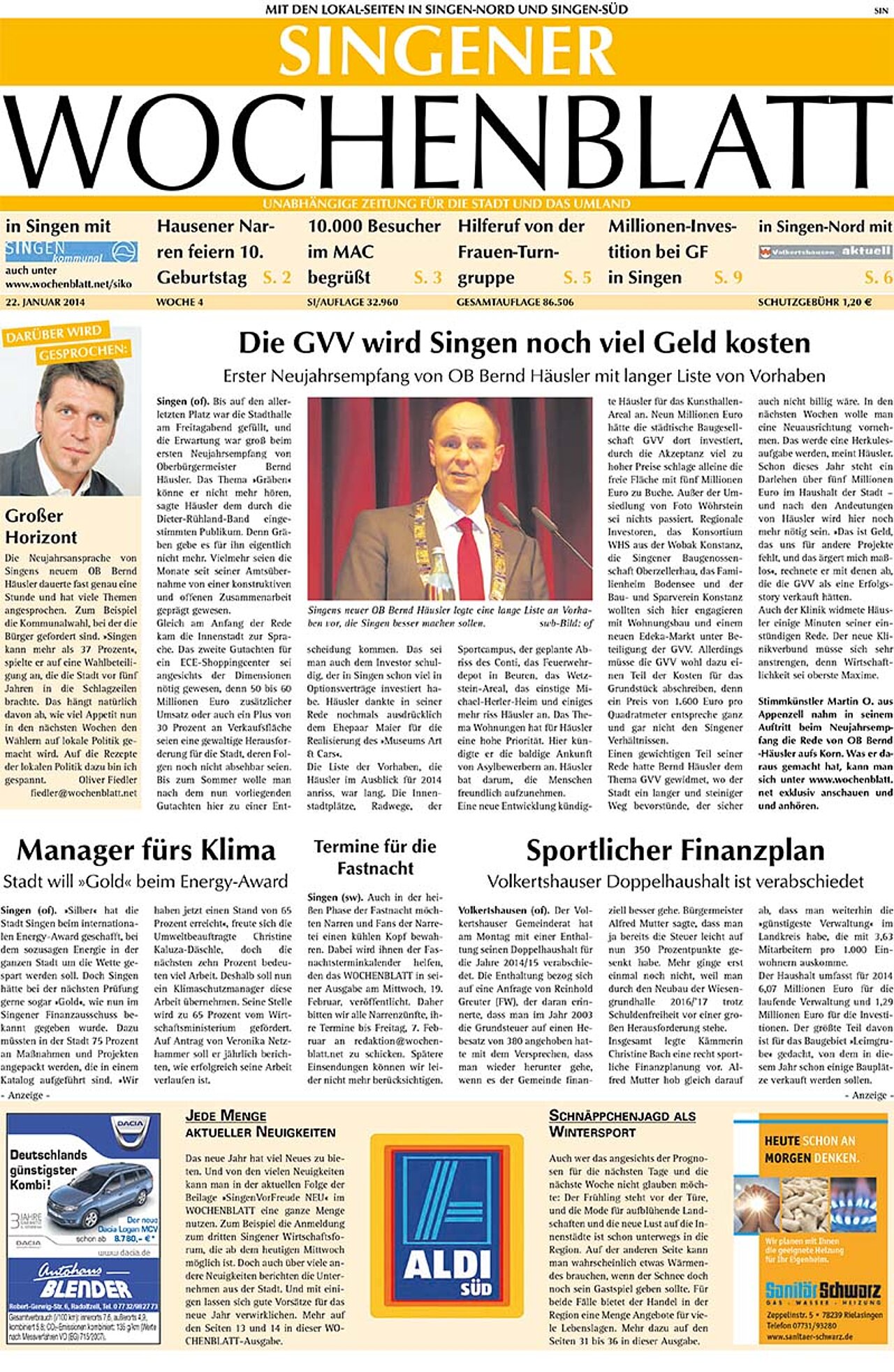 Ausgabe 04 vom 22. Januar 2014