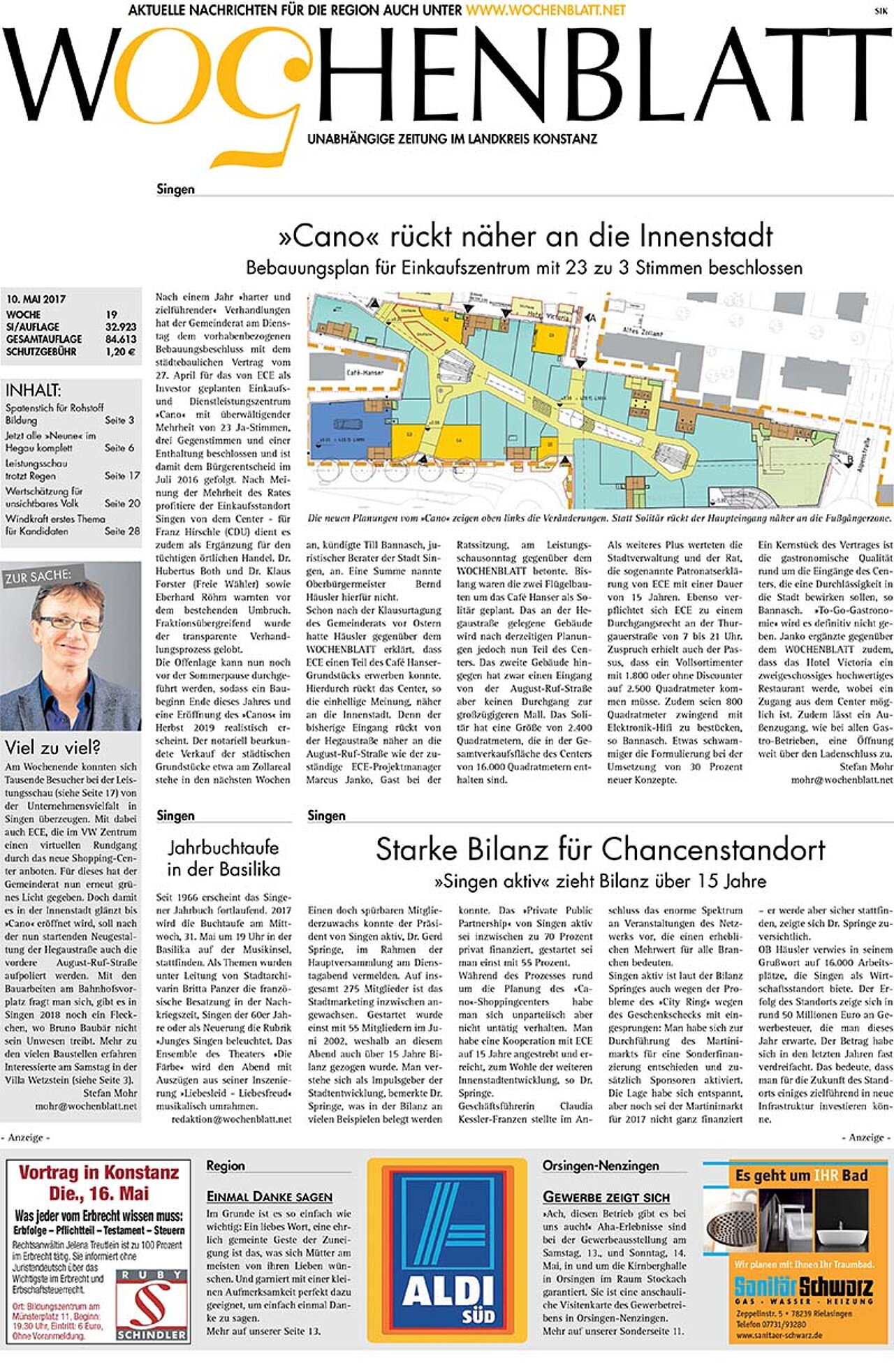 Ausgabe 19 vom 10. Mai 2017