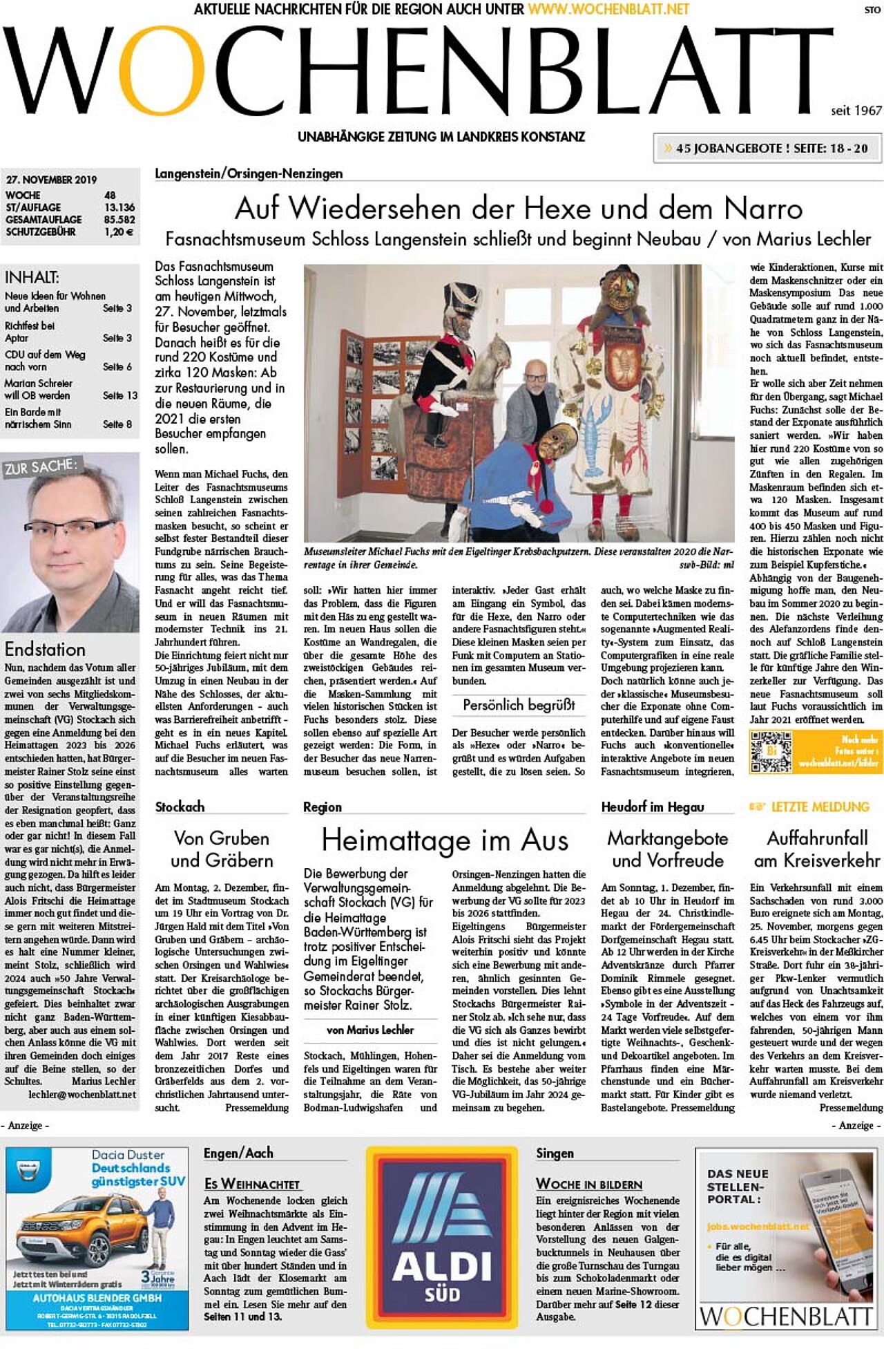 Ausgabe 48 vom 27. November 2019