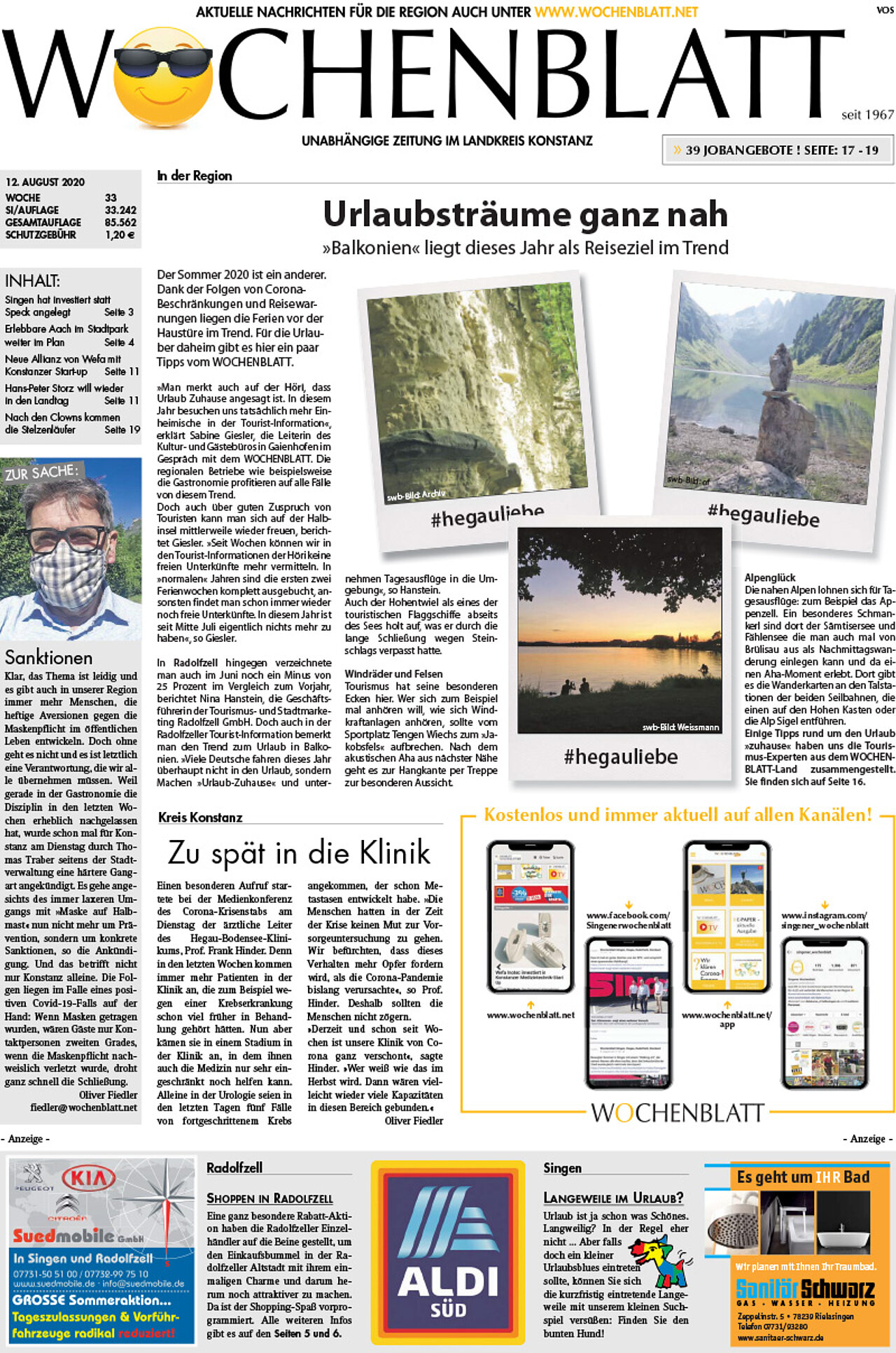 Ausgabe 33 vom 12. August 2020