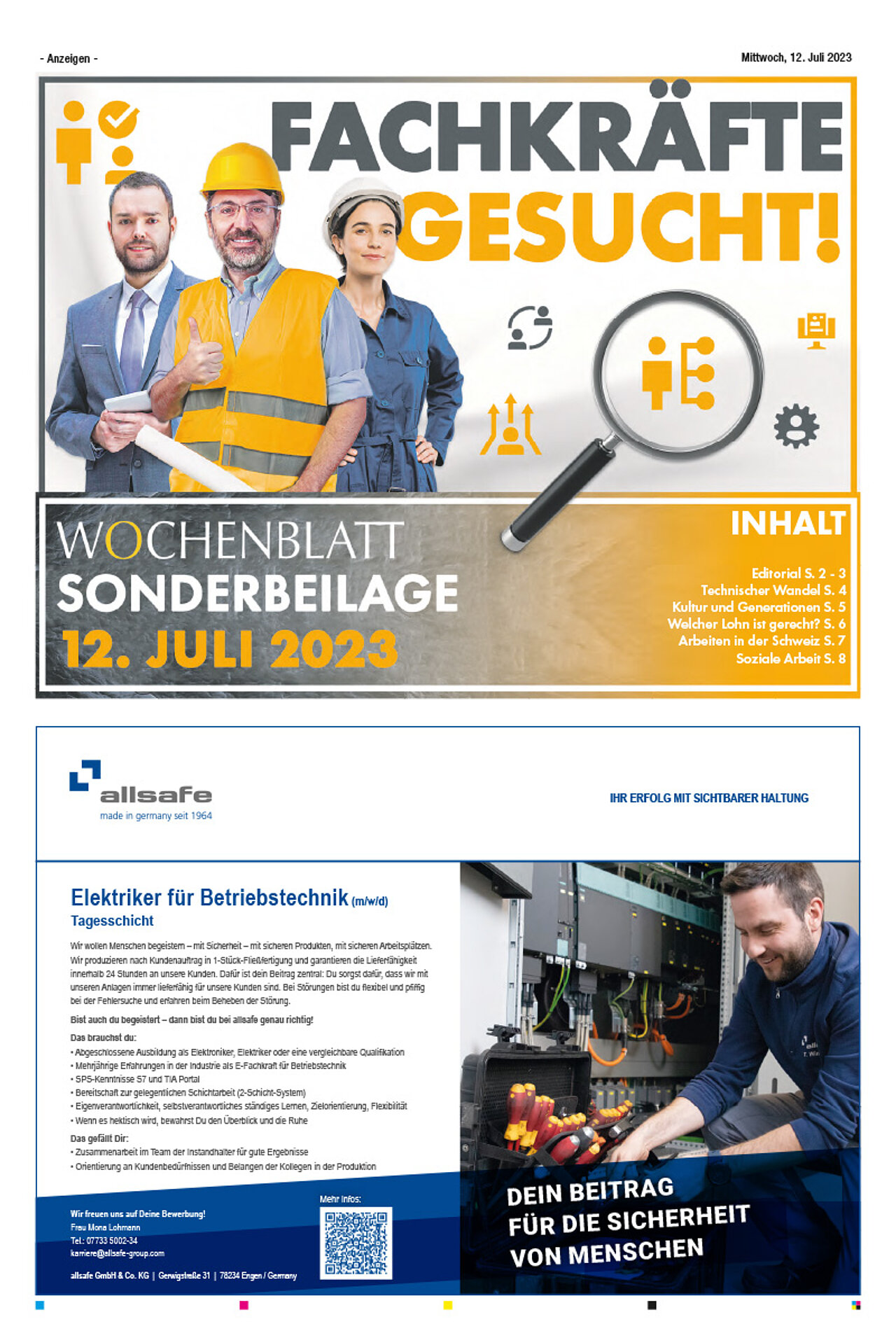 Sonderausgabe vom 12. Juli 2023