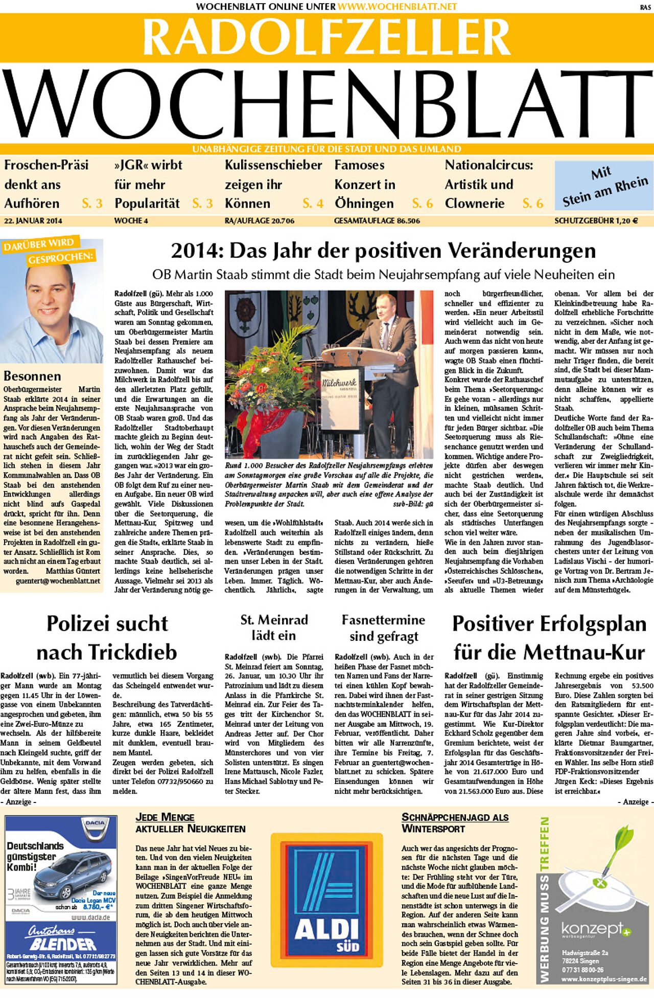 Ausgabe 04 vom 22. Januar 2014