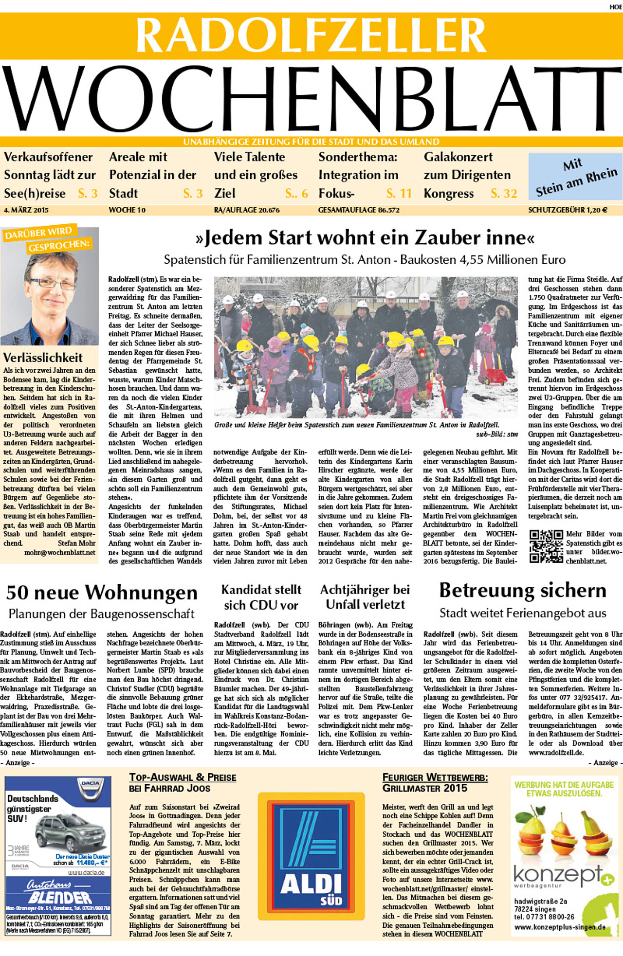 Ausgabe 10 vom 04. März 2015