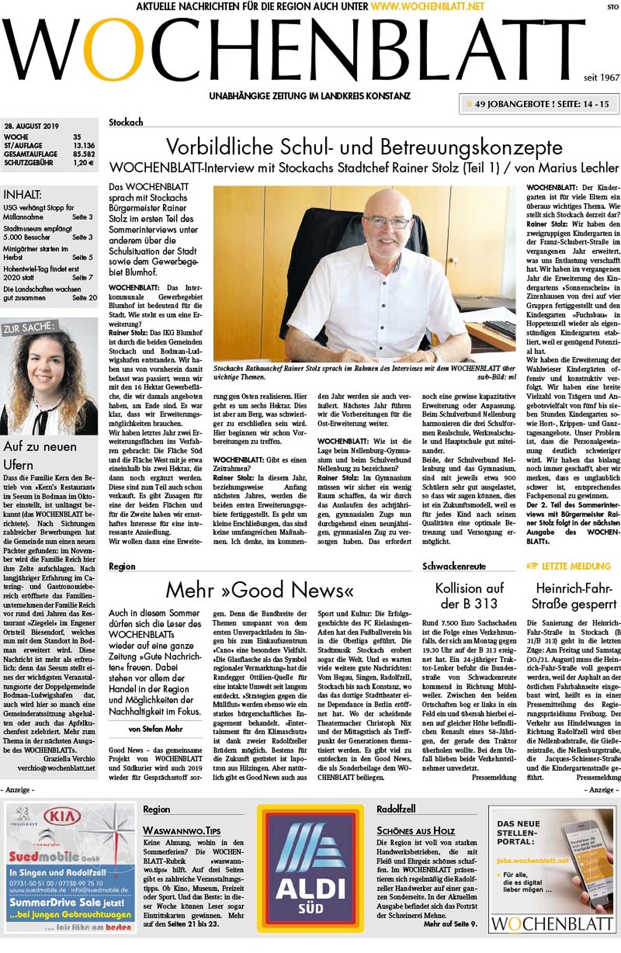 Ausgabe 35 vom 28. August 2019