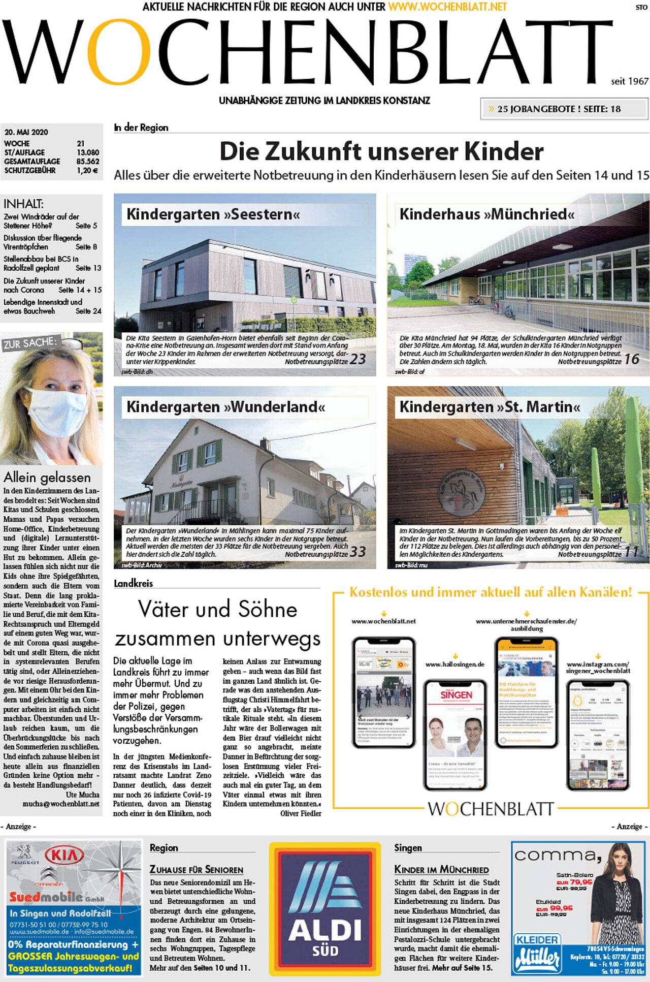 Ausgabe 21 vom 20. Mai 2020