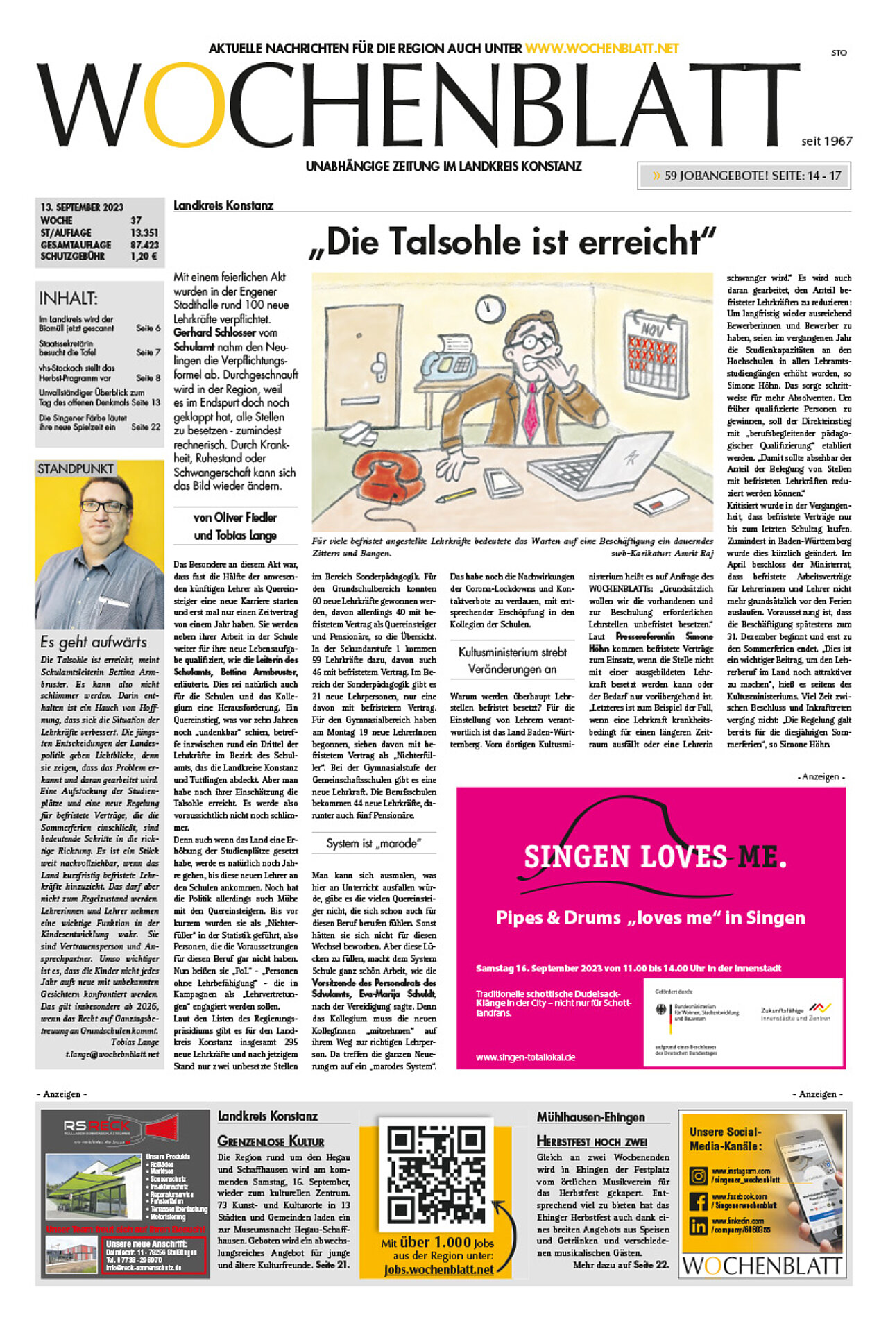 Ausgabe 37 vom 13. September 2023