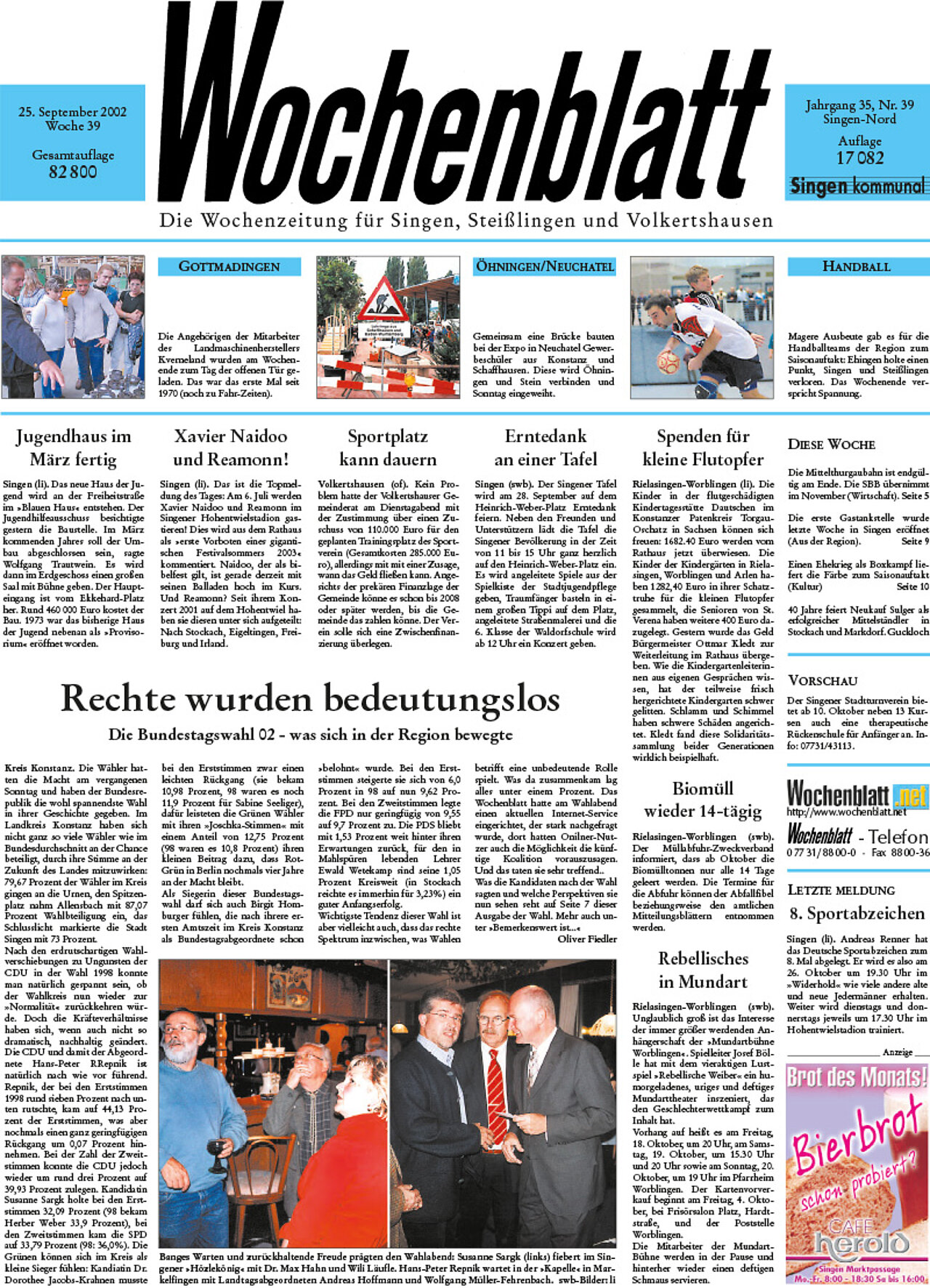 Ausgabe 39 vom 25. September 2002
