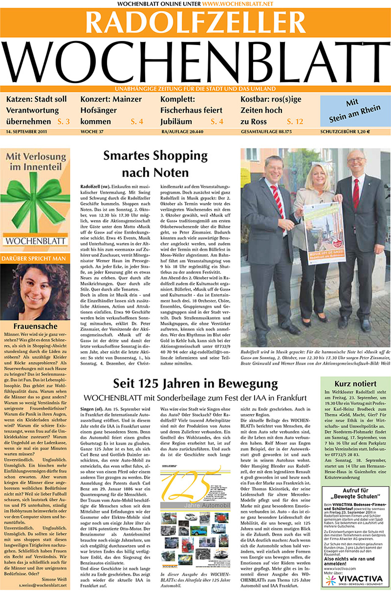 Ausgabe 37 vom 14. September 2011
