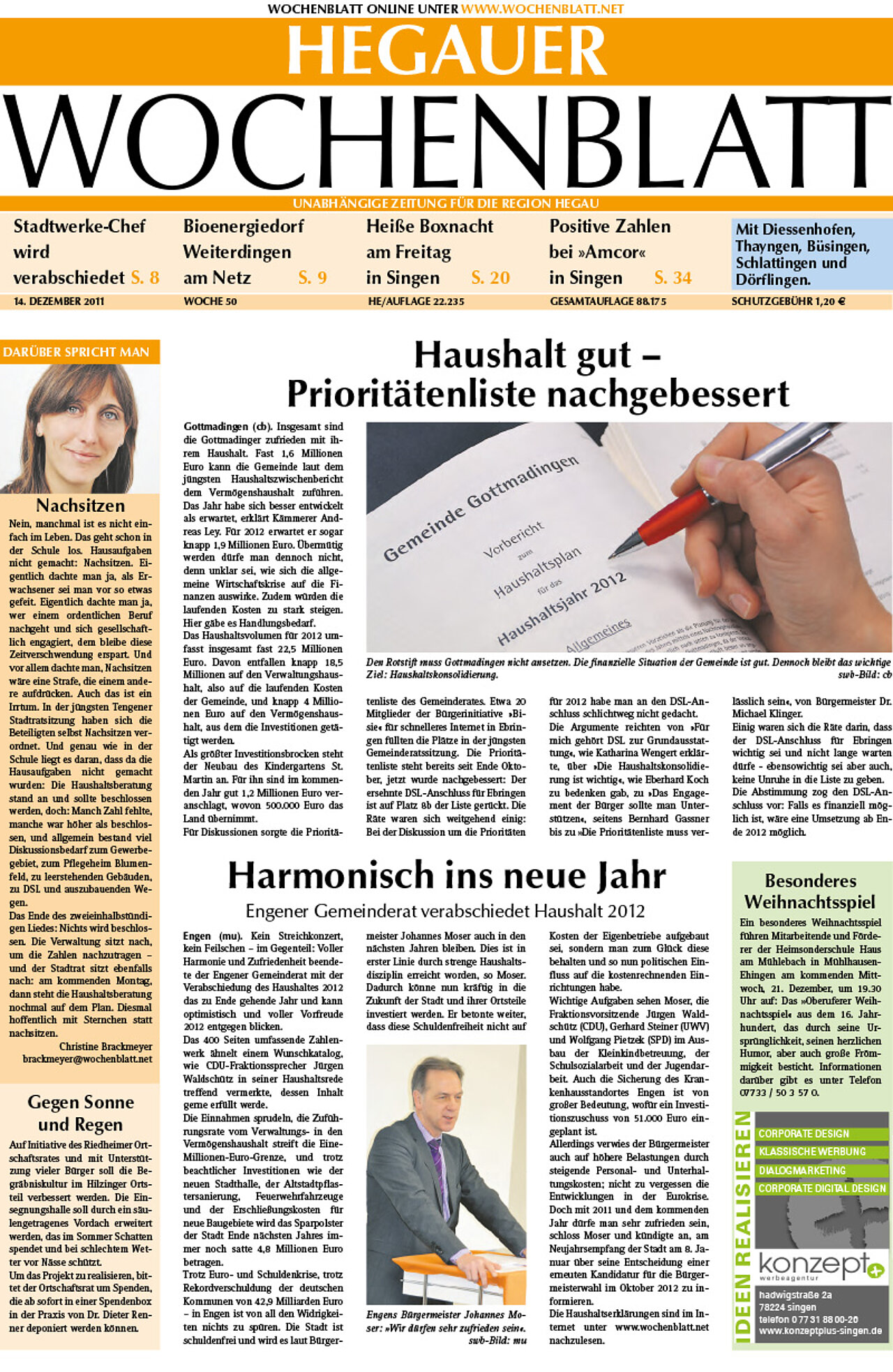 Ausgabe 50 vom 14. Dezember 2011