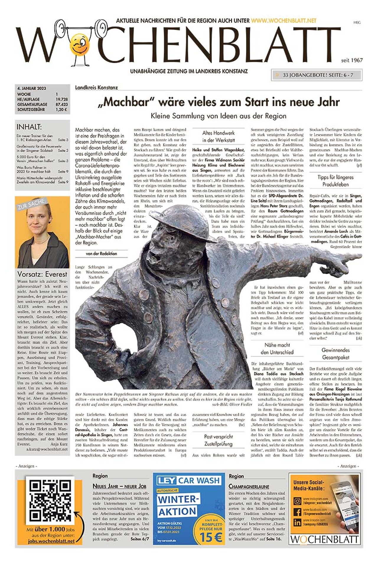 Ausgabe 01 vom 04. Januar 2023