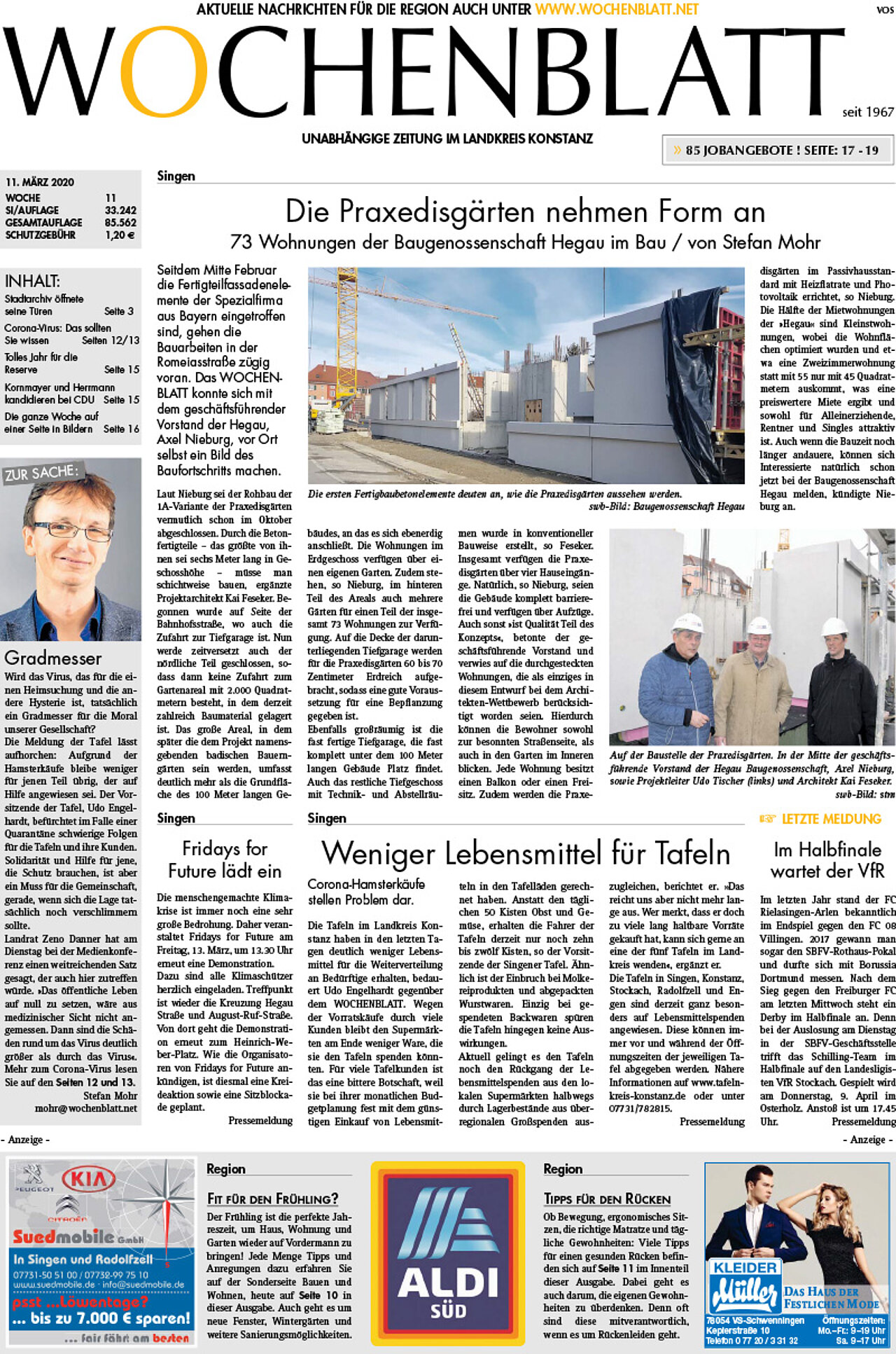 Ausgabe 11 vom 11. März 2020