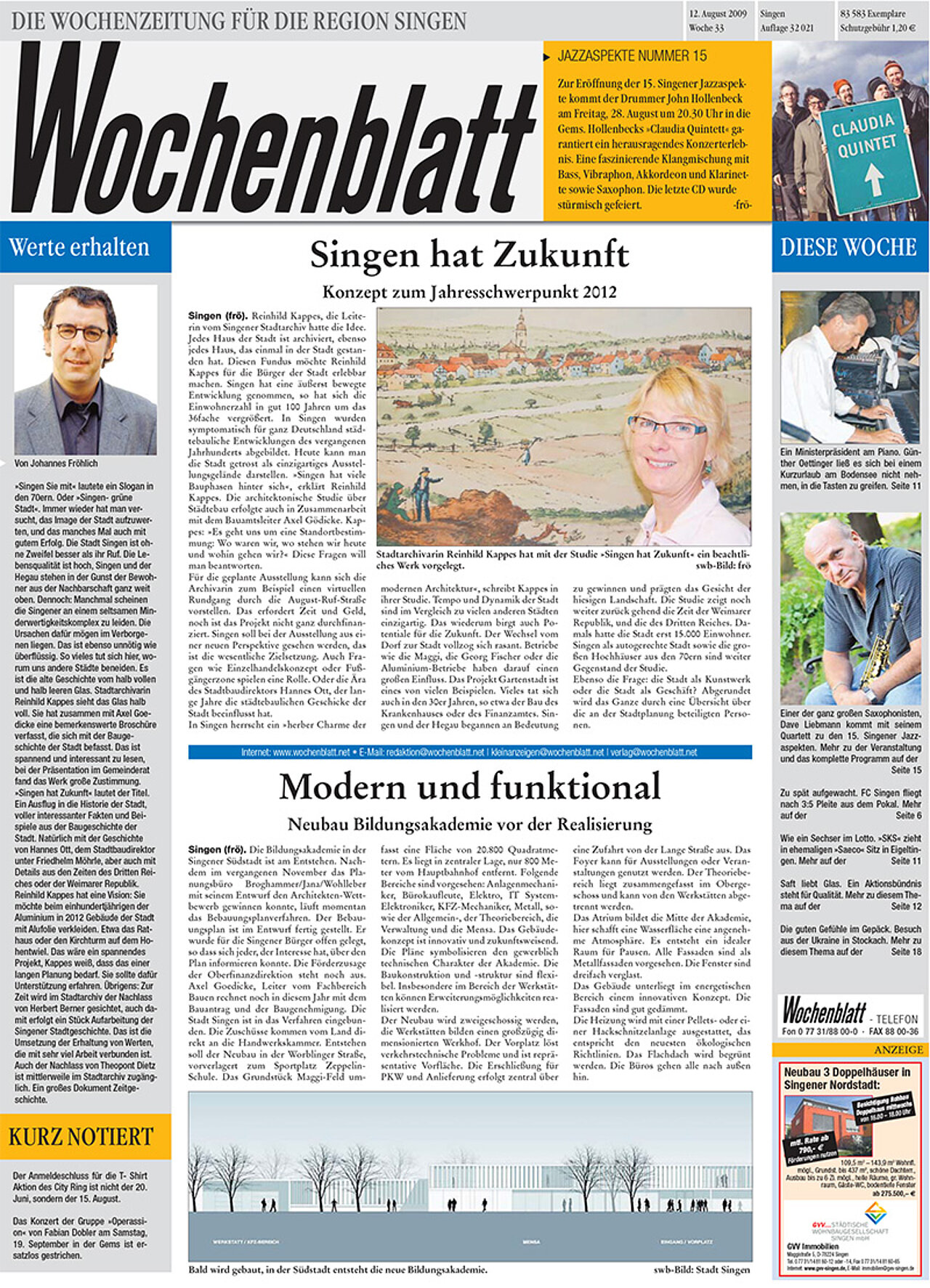 Ausgabe 32 vom 12. August 2009