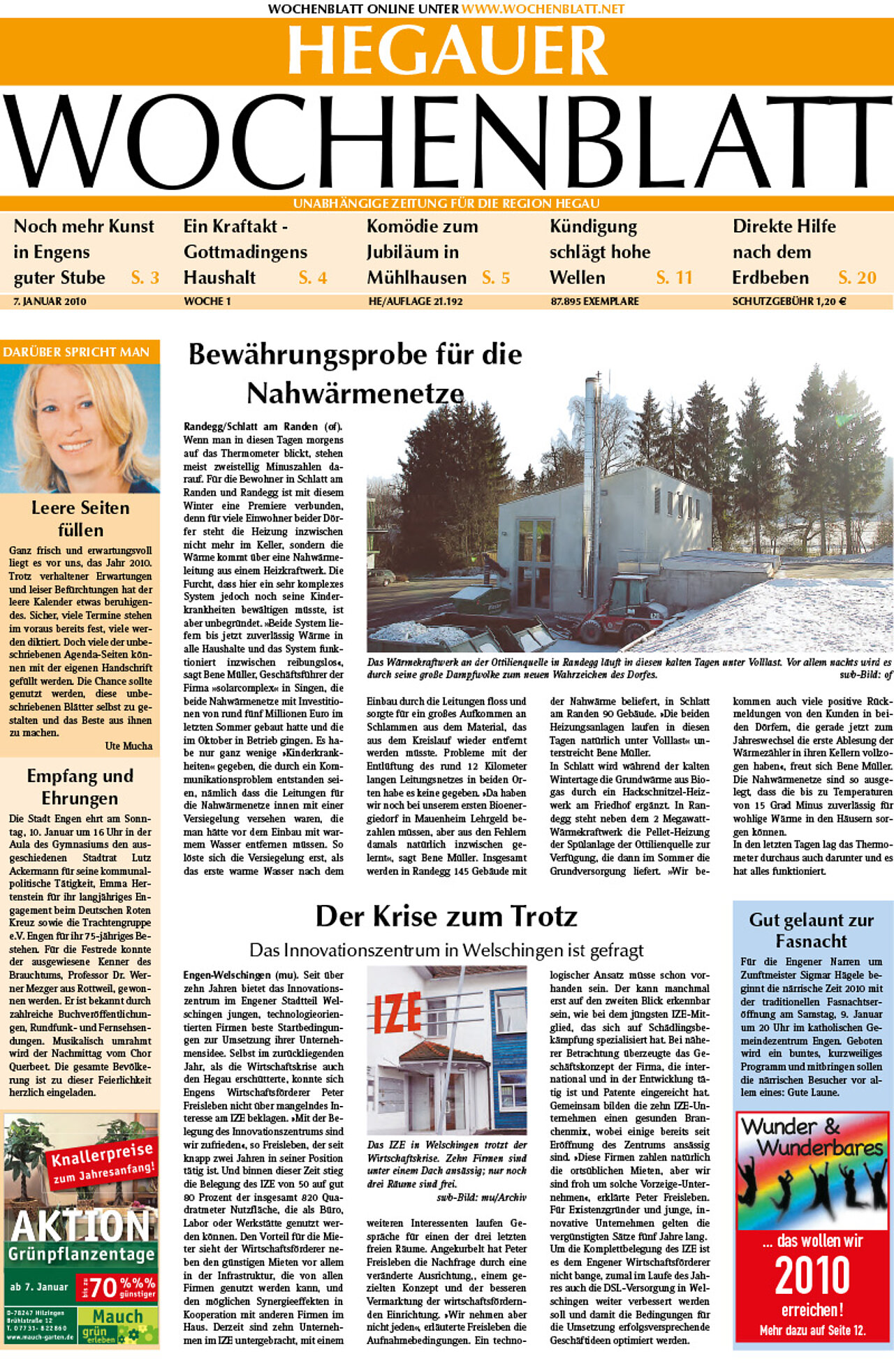 Ausgabe 01 vom 07. Januar 2010