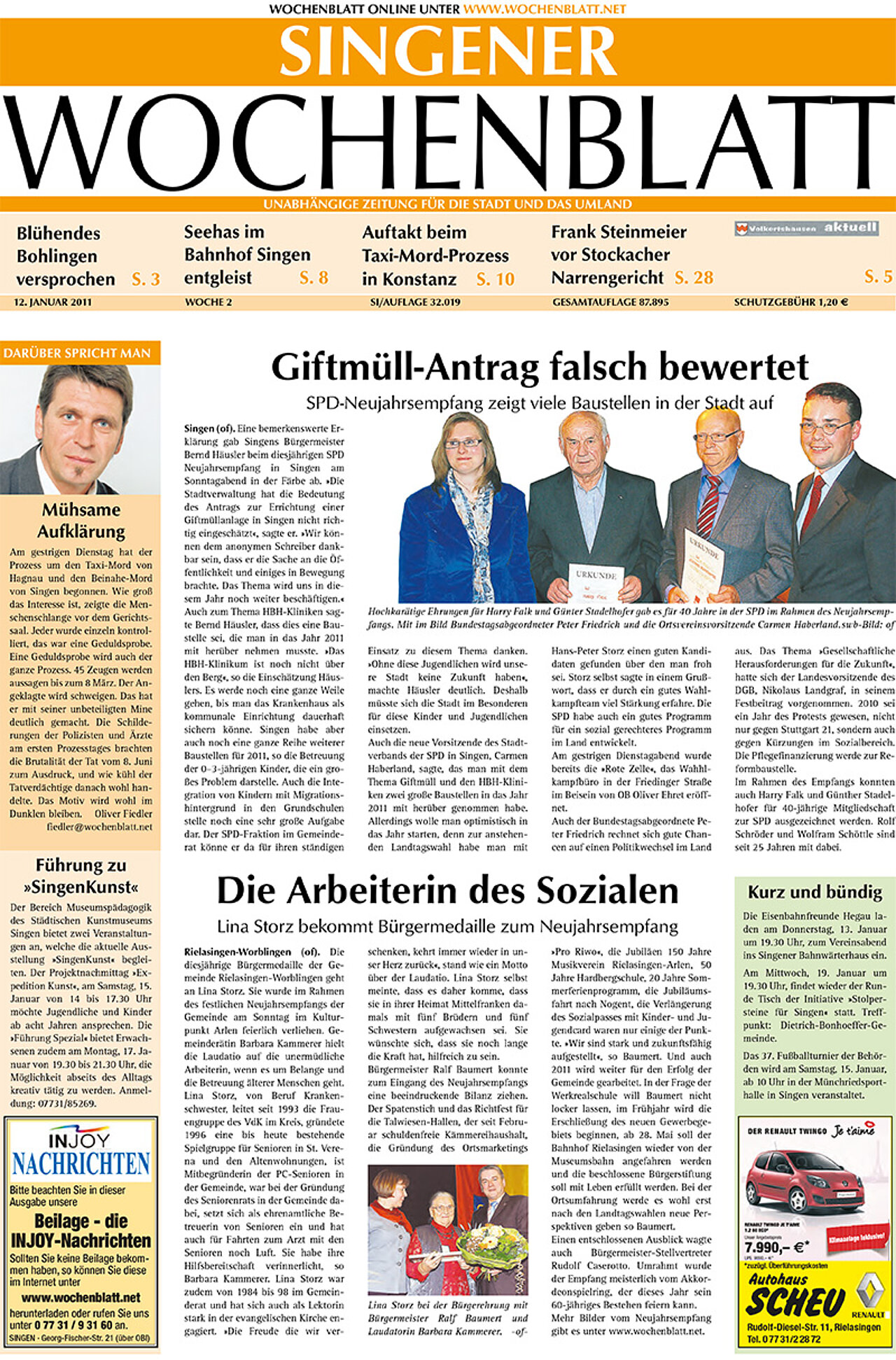 Ausgabe 02 vom 12. Januar 2011