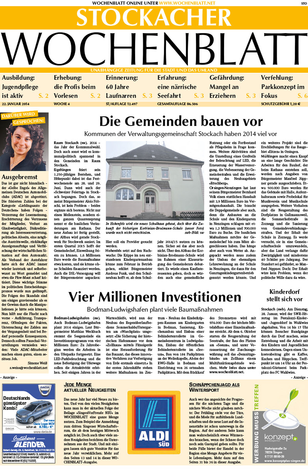 Ausgabe 04 vom 22. Januar 2014