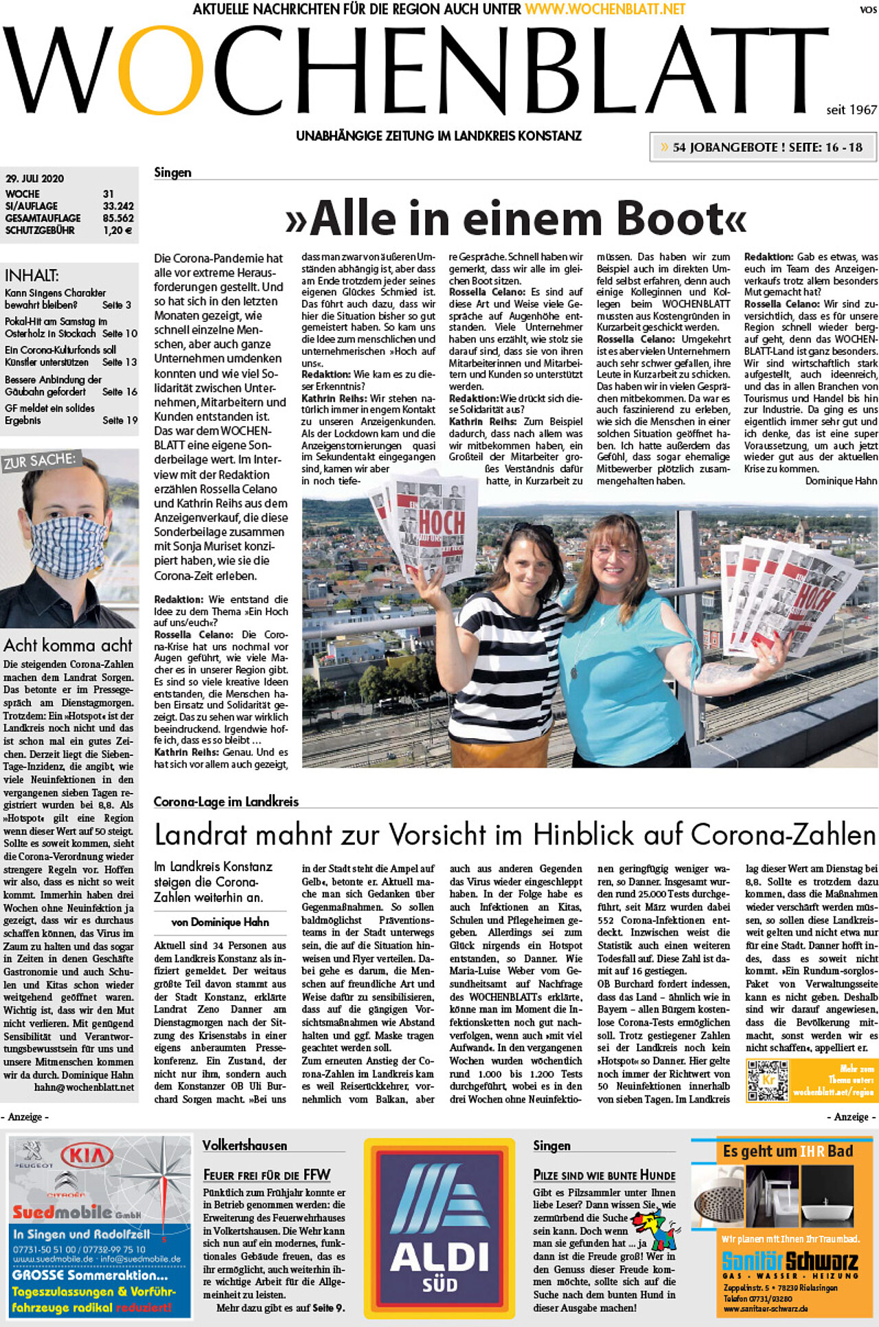 Ausgabe 31 vom 29. Juli 2020
