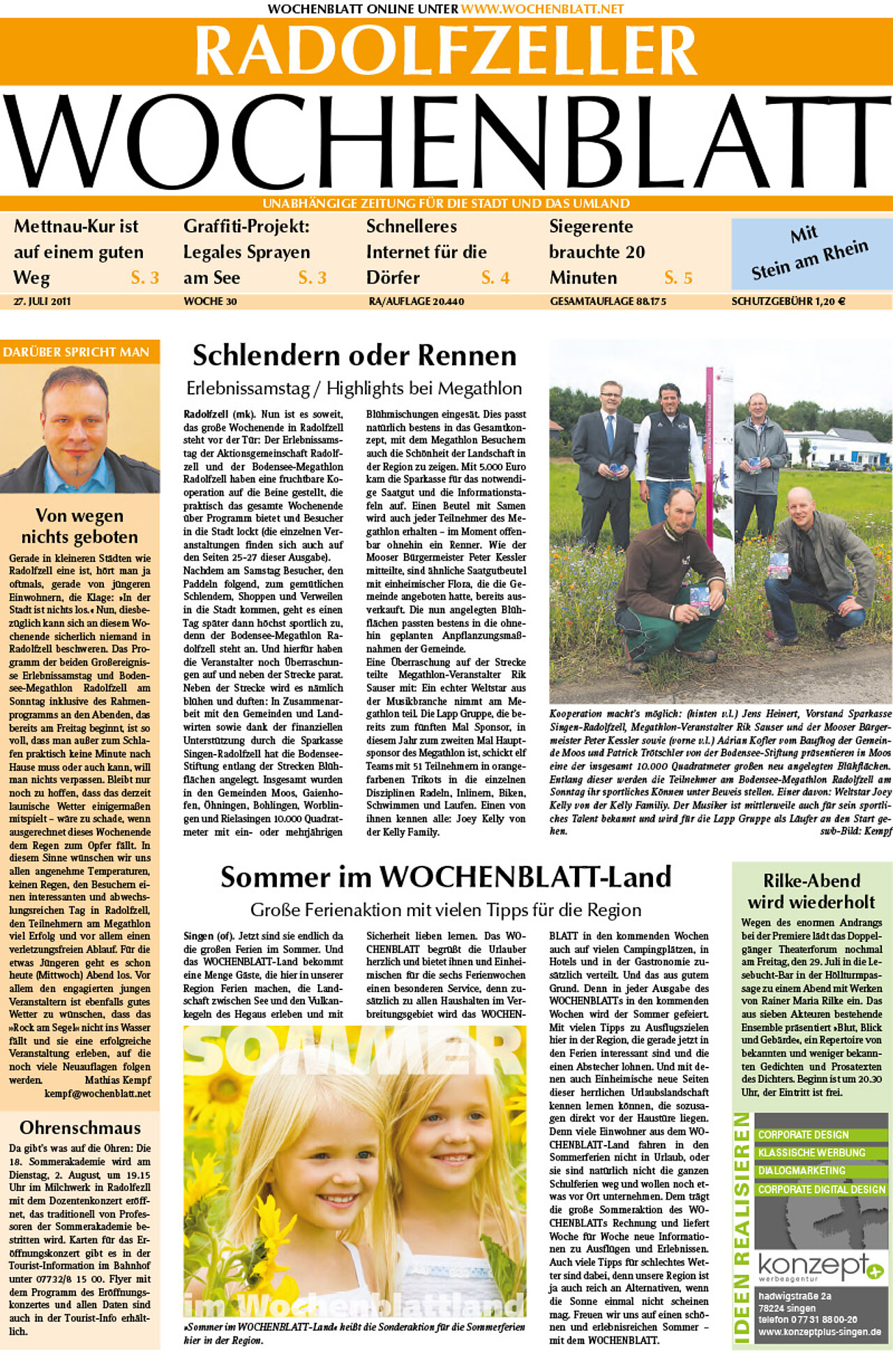 Ausgabe 30 vom 27. Juli 2011