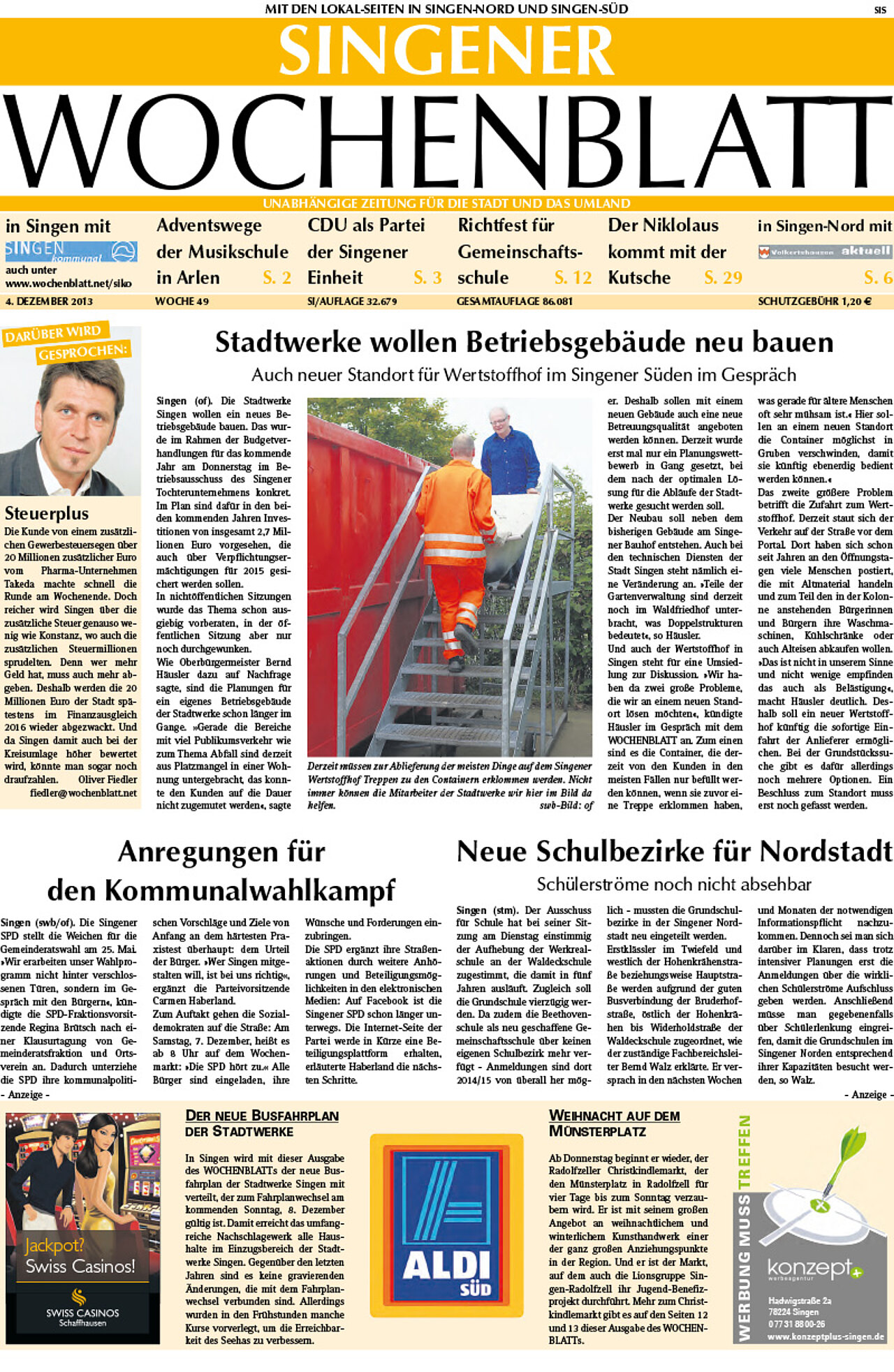 Ausgabe 49 vom 04. Dezember 2013