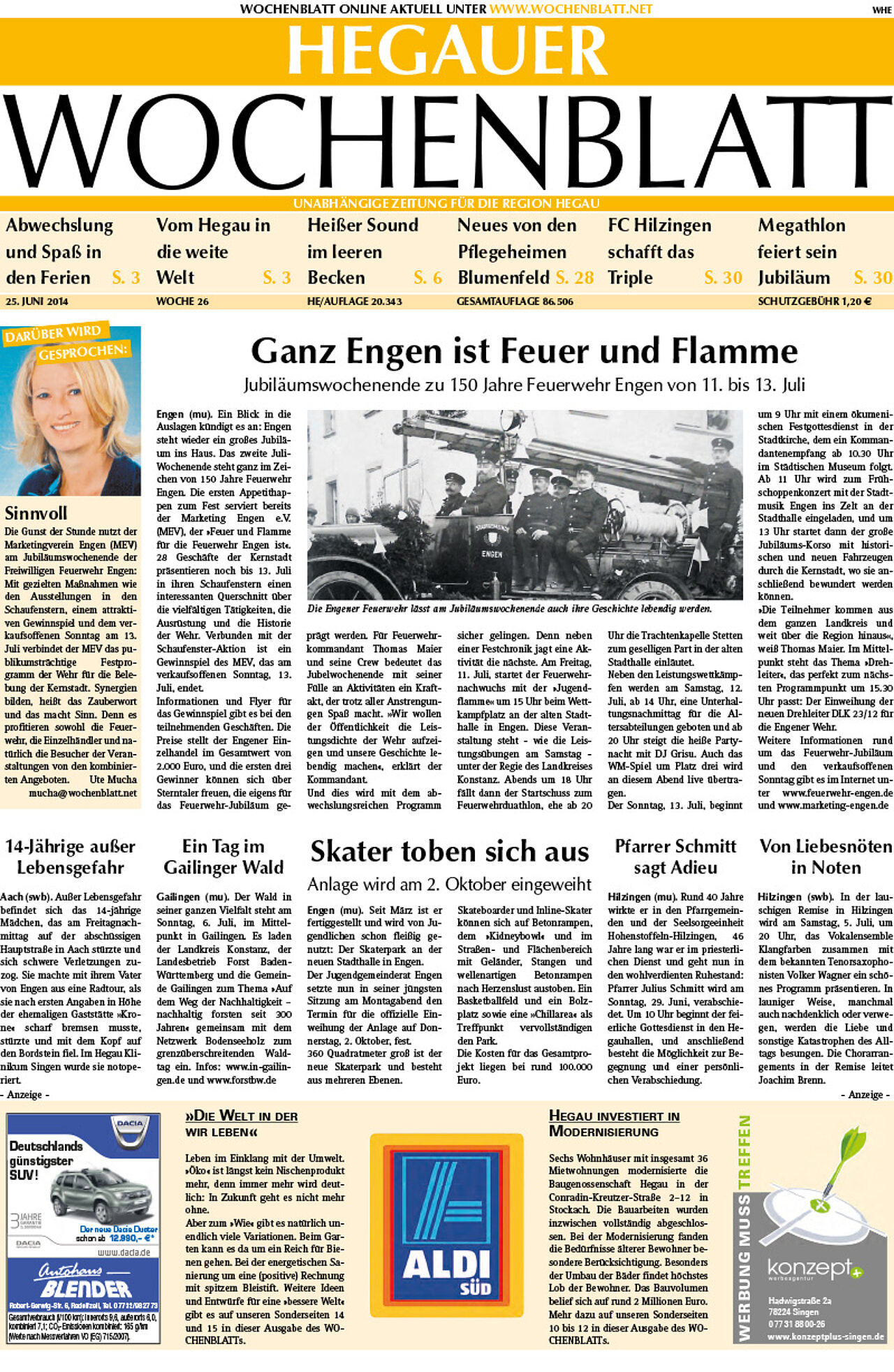 Ausgabe 26 vom 25. Juni 2014