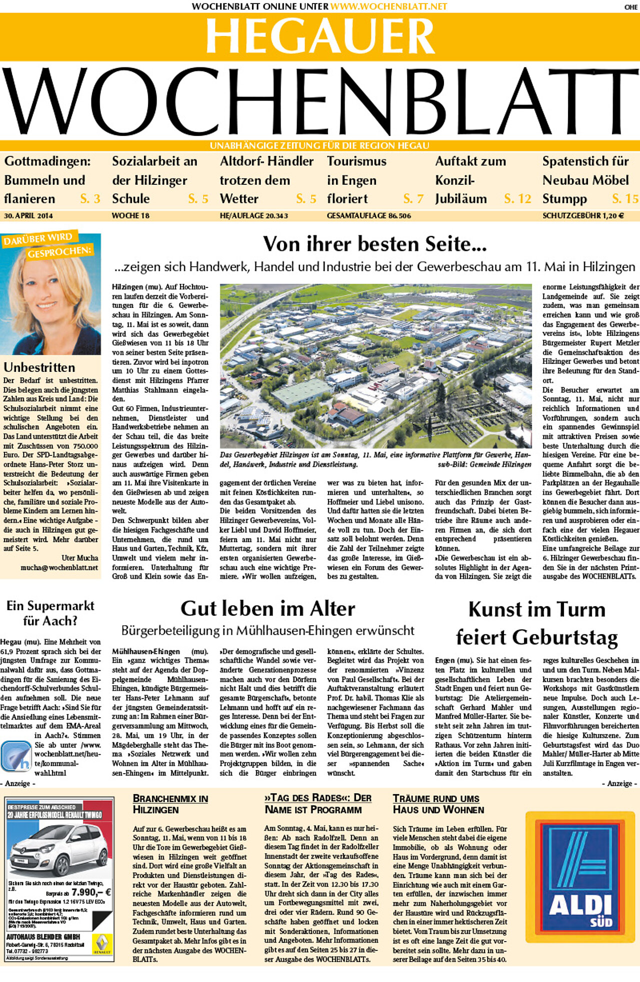 Ausgabe 18 vom 30. April 2014