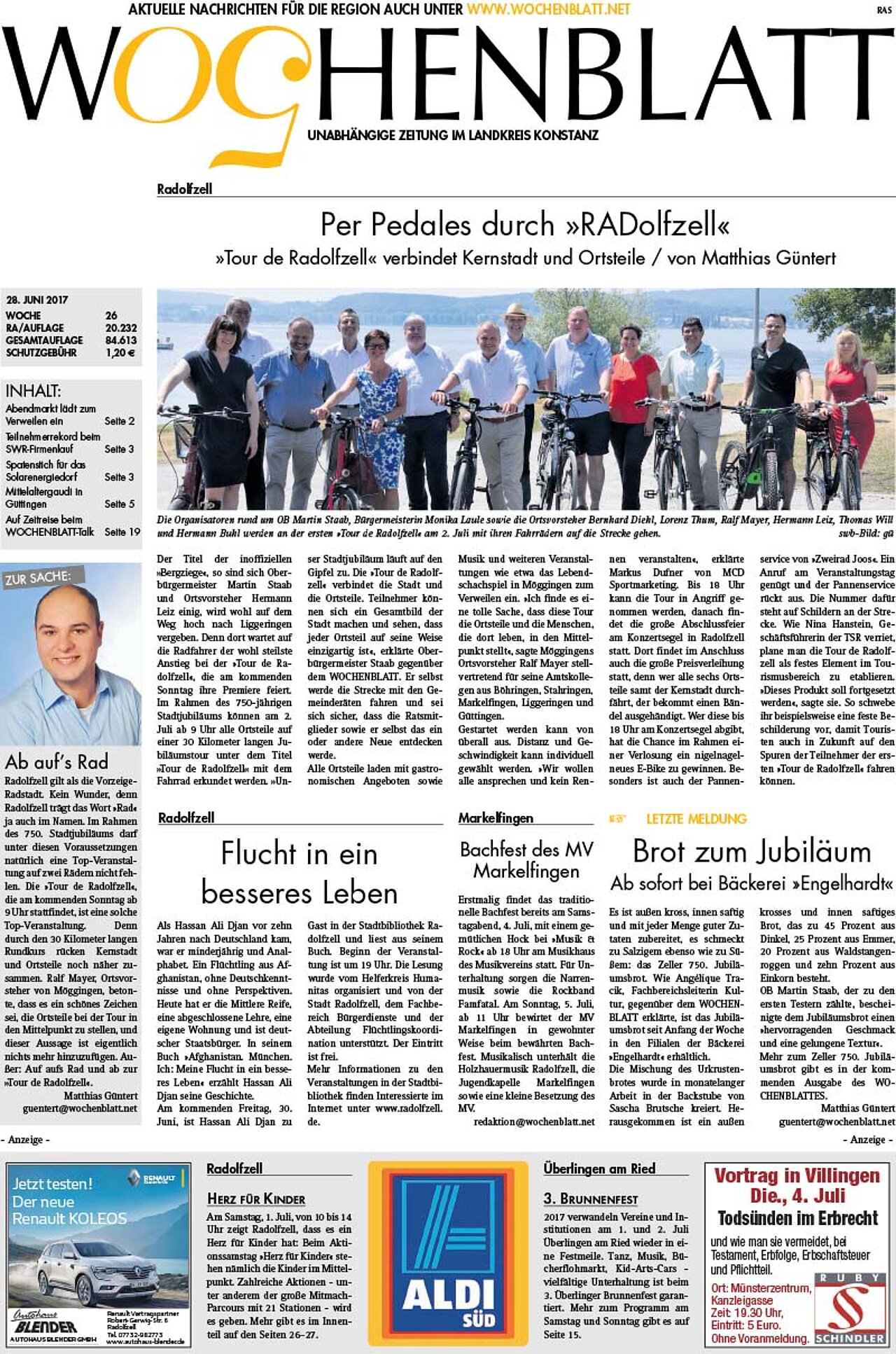 Ausgabe 26 vom 28. Juni 2017