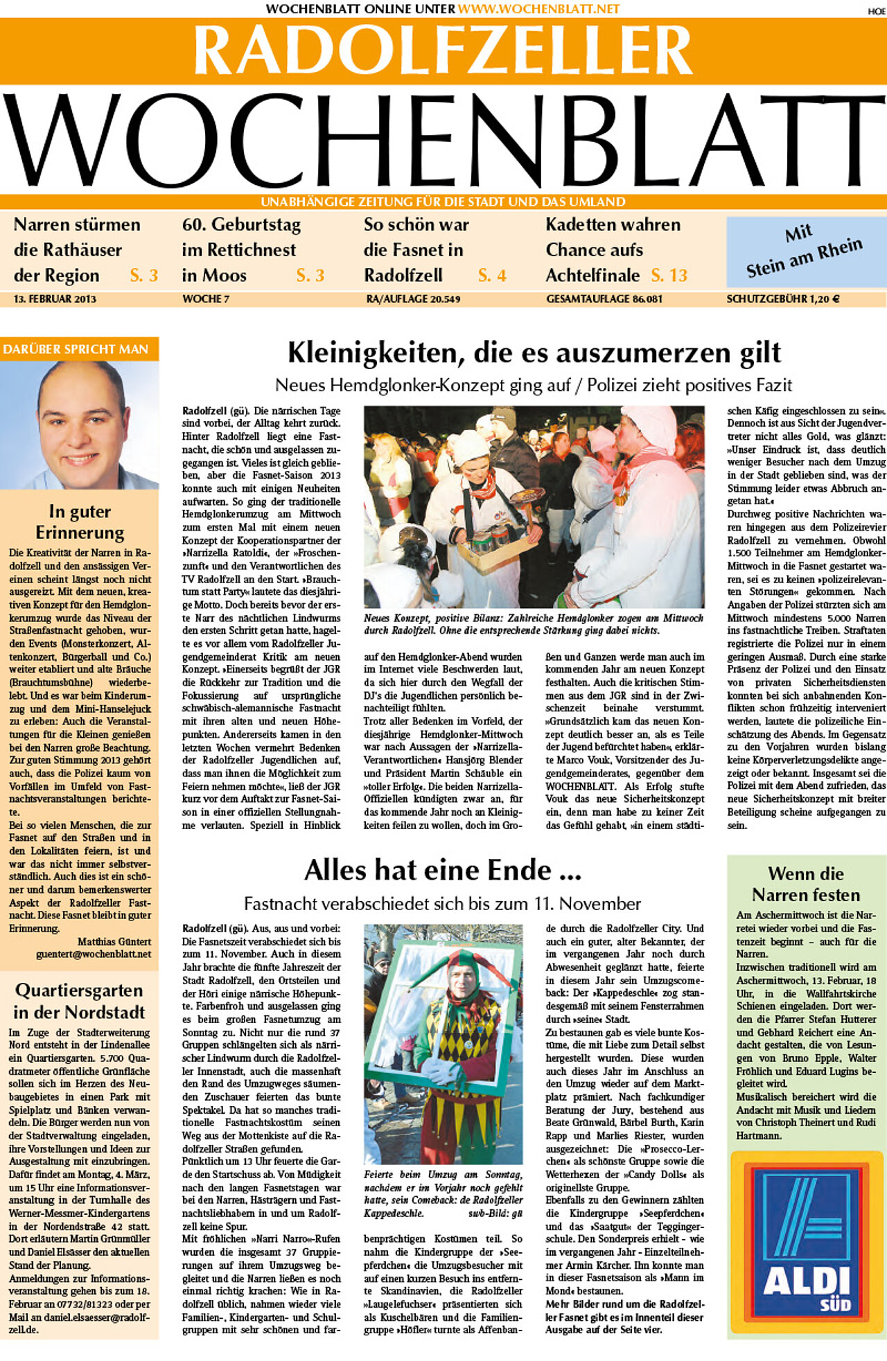 Ausgabe 07 vom 13. Februar 2013
