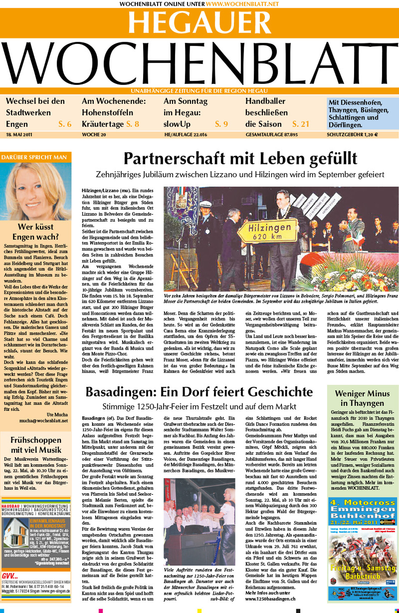 Ausgabe 20 vom 18. Mai 2011