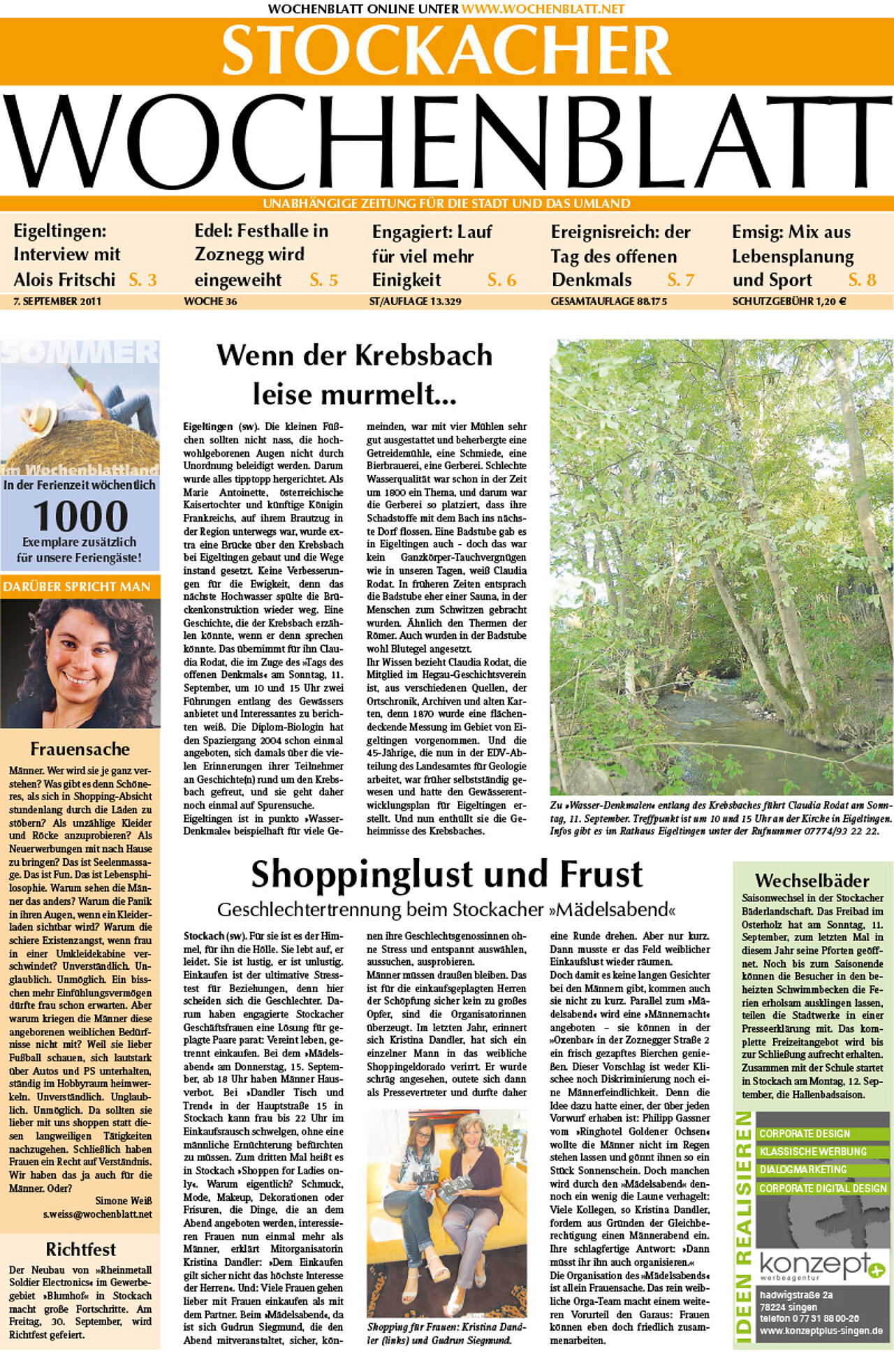 Ausgabe 36 vom 07. September 2011