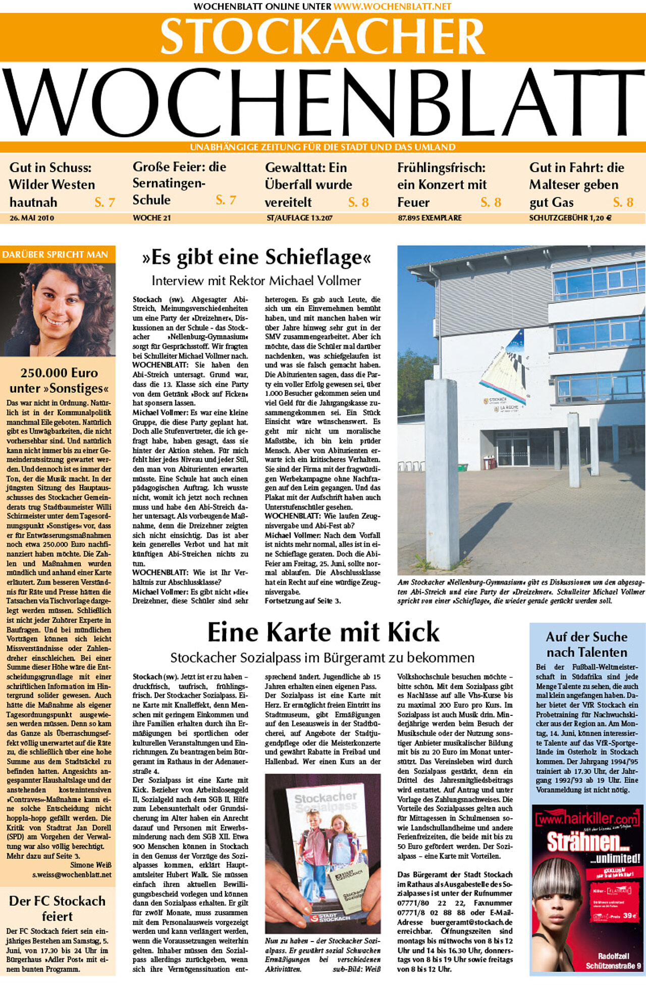 Ausgabe 21 vom 26. Mai 2010