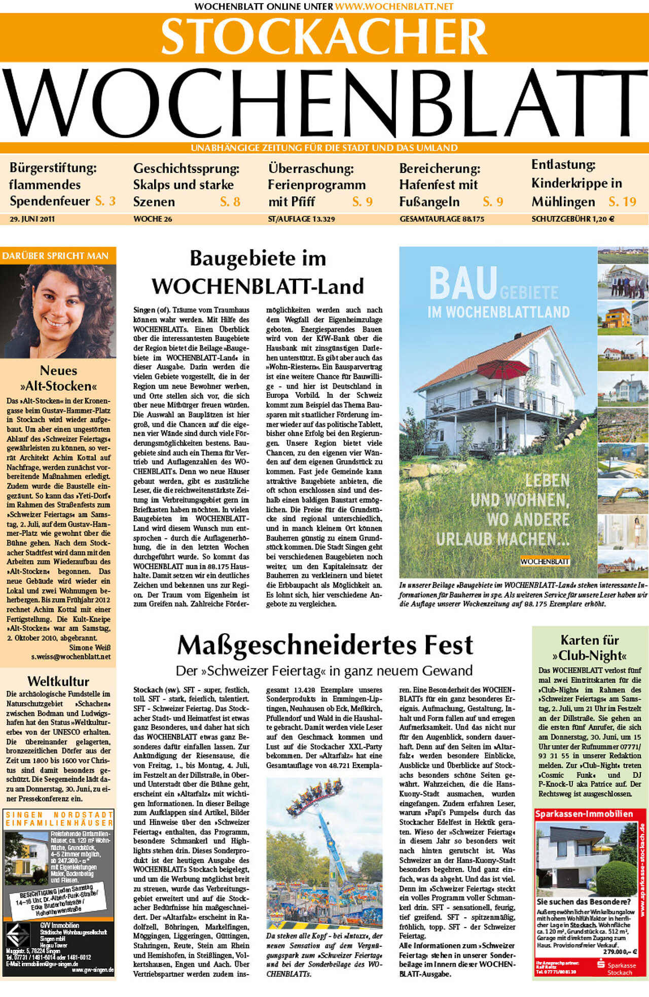 Ausgabe 26 vom 29. Juni 2011
