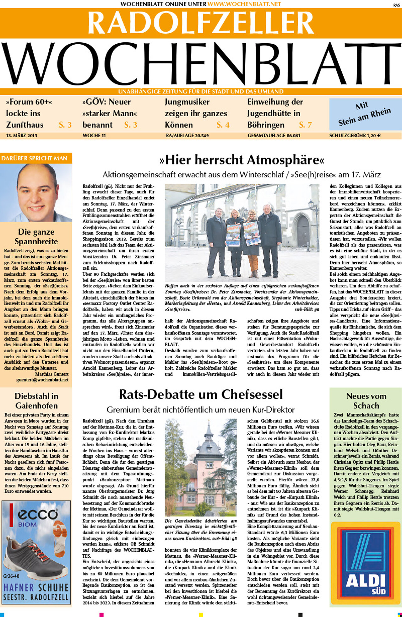 Ausgabe 11 vom 13. März 2013