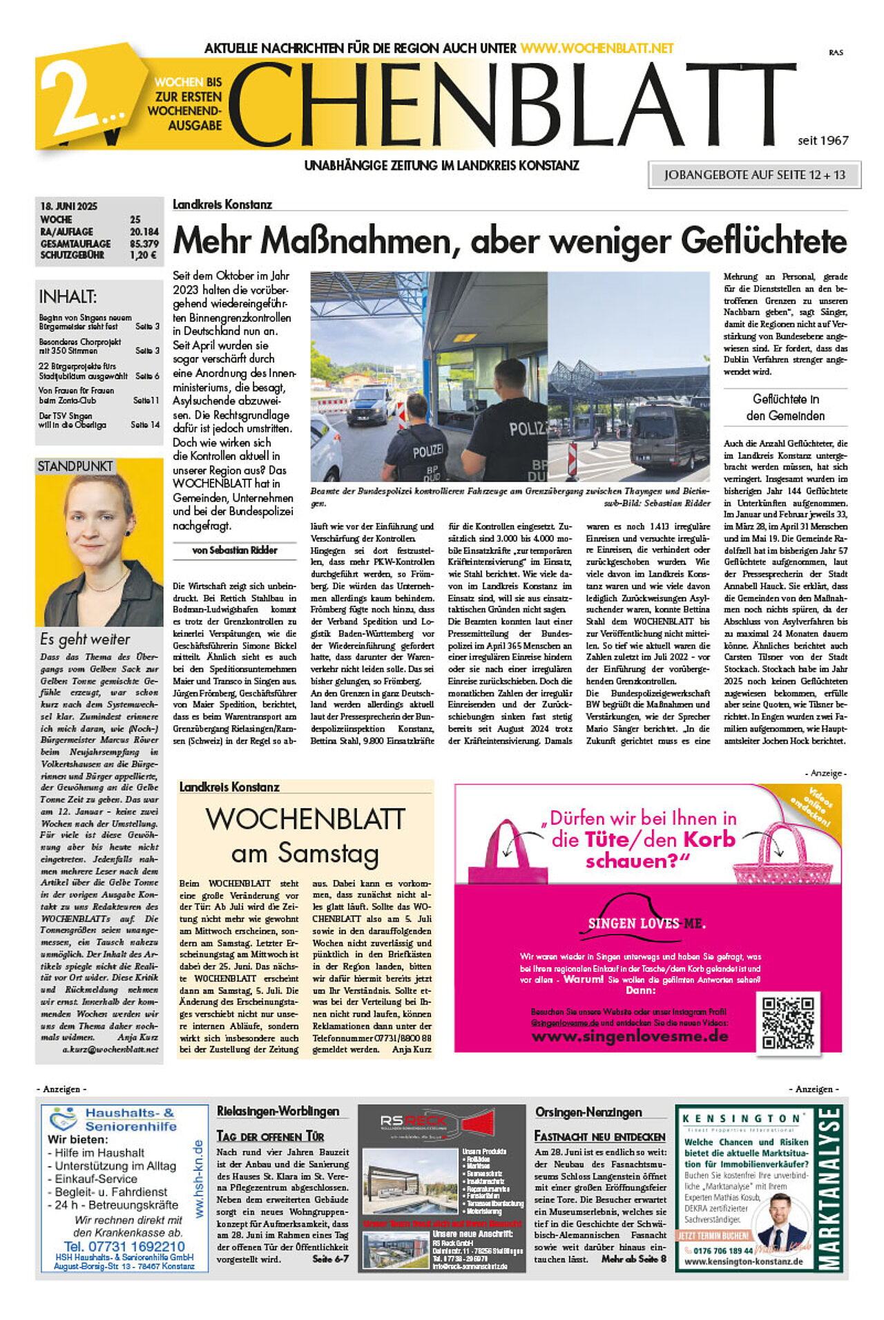 Ausgabe 25 vom 18. Juni 2025