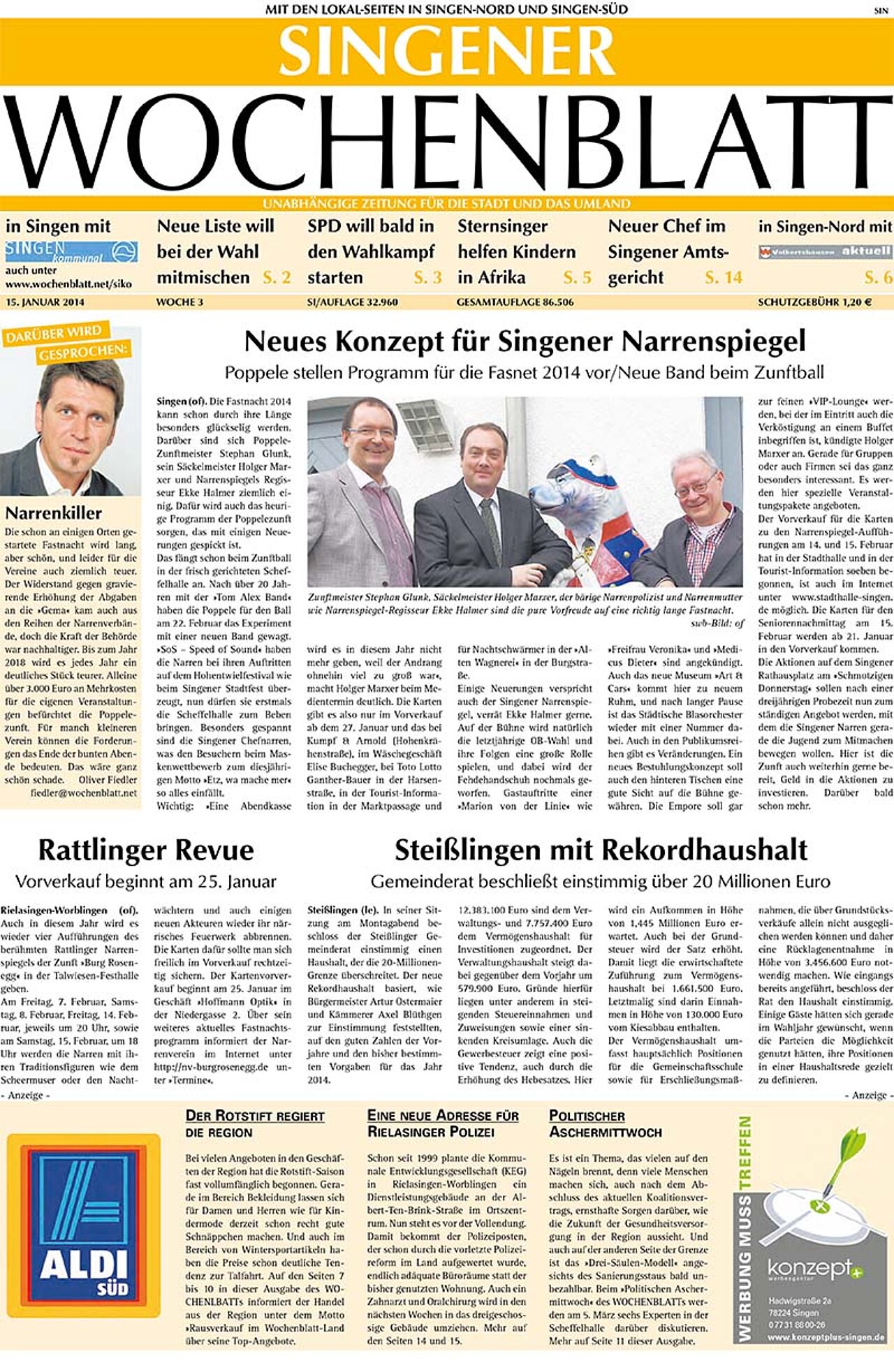 Ausgabe 03 vom 15. Januar 2014