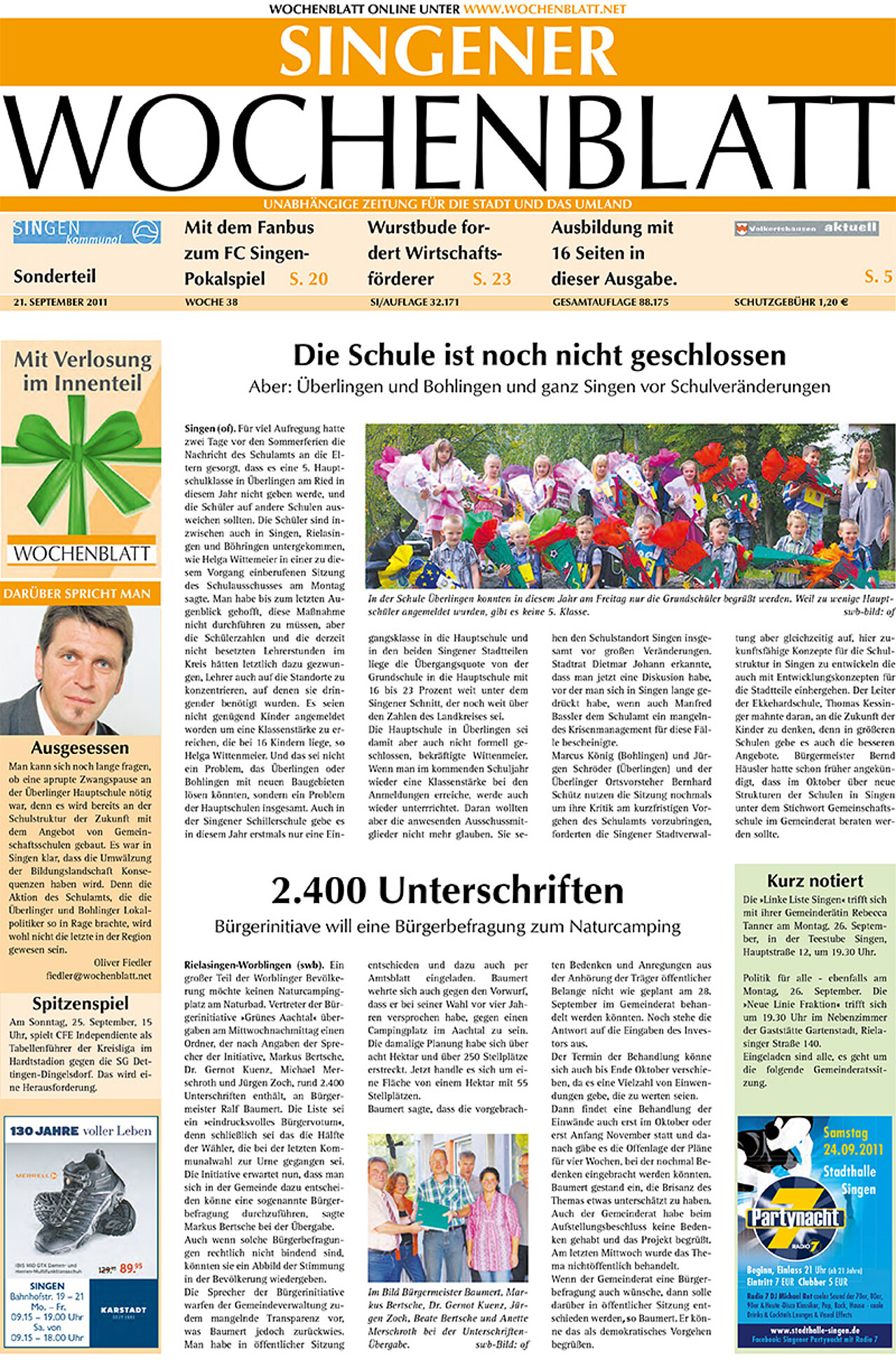 Ausgabe 38 vom 21. September 2011