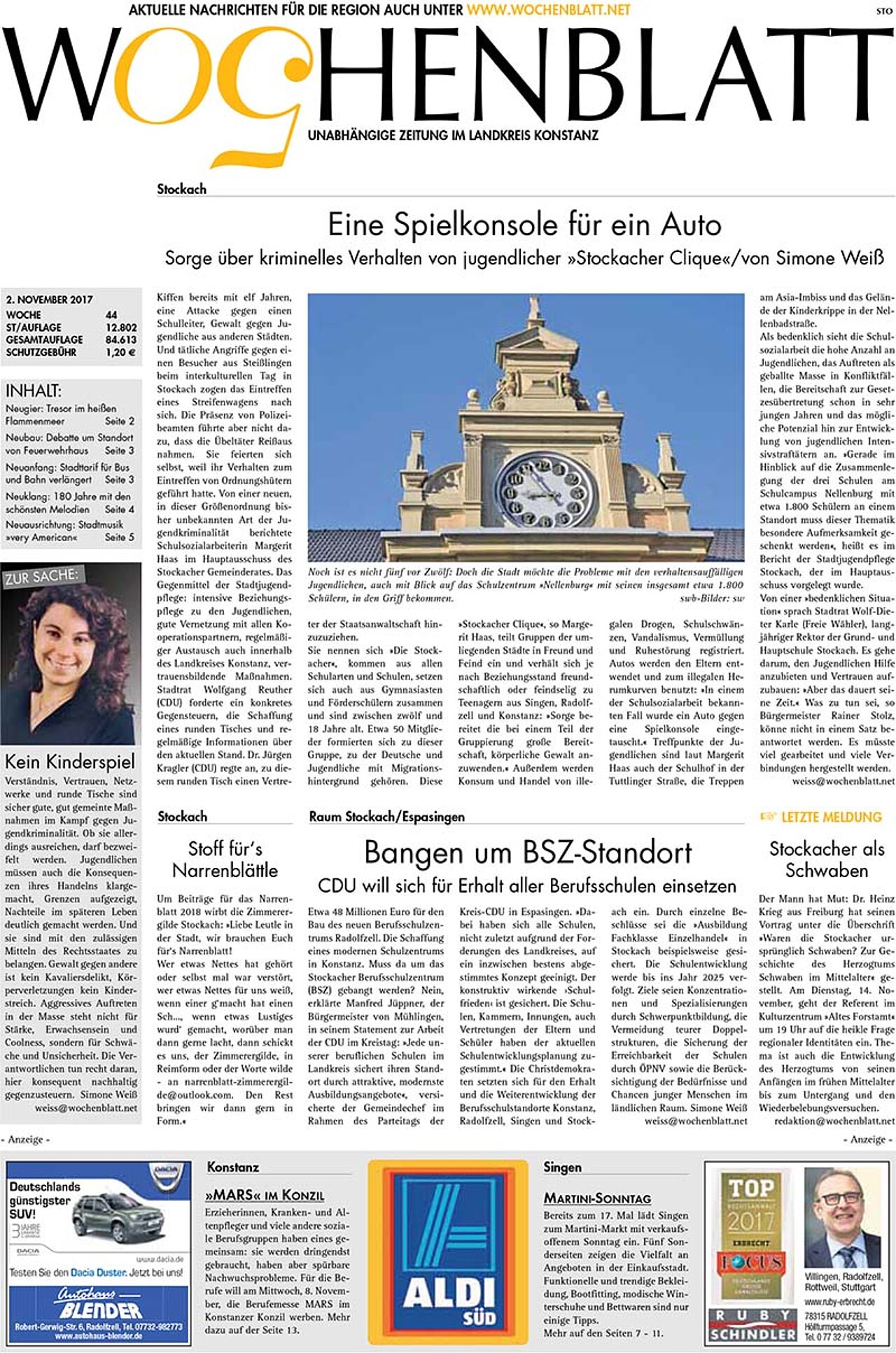 Ausgabe 44 vom 02. November 2017