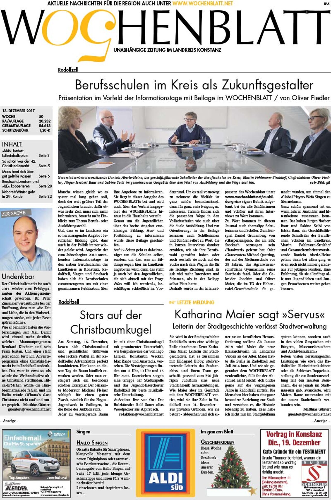 Ausgabe 50 vom 13. Dezember 2017