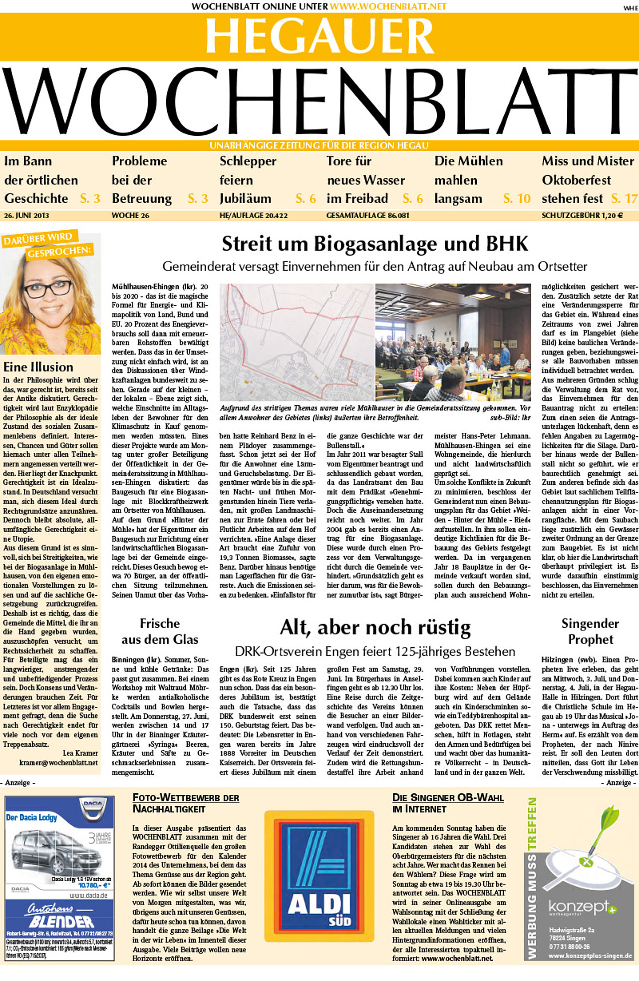 Ausgabe 26 vom 26. Juni 2013