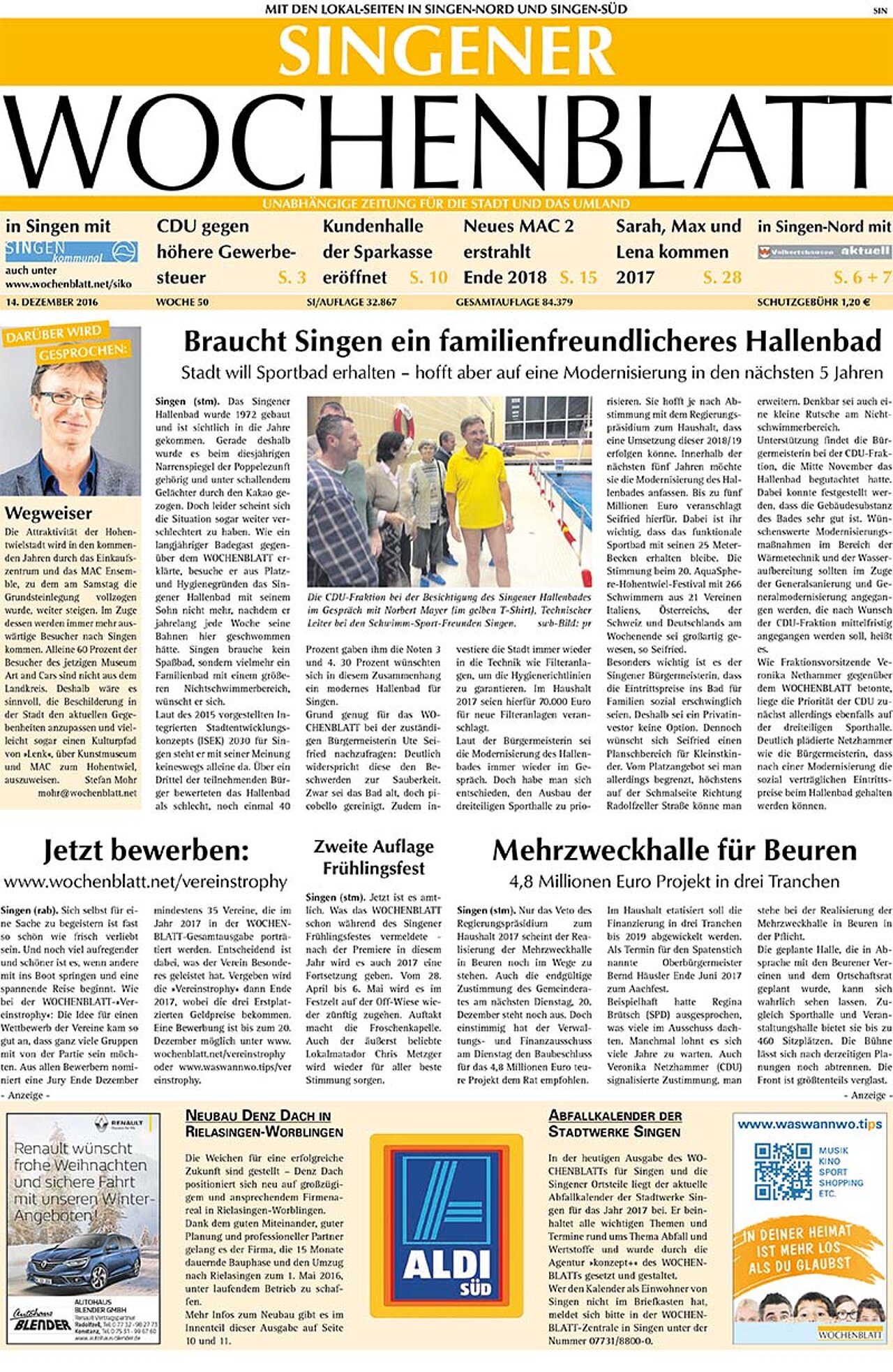 Ausgabe 50 vom 14. Dezember 2016