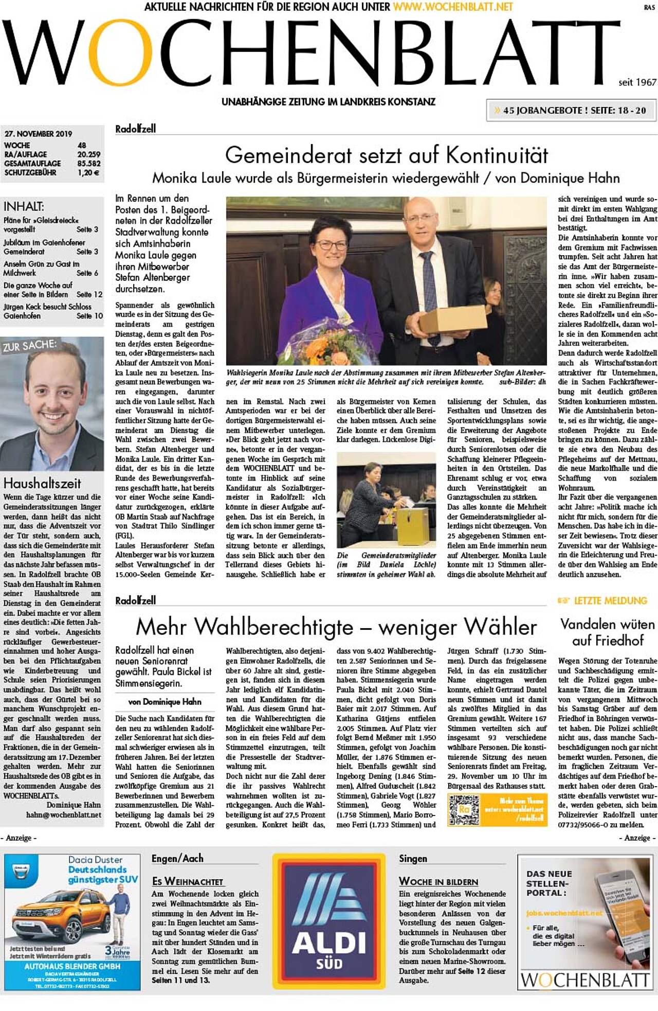 Ausgabe 48 vom 27. November 2019
