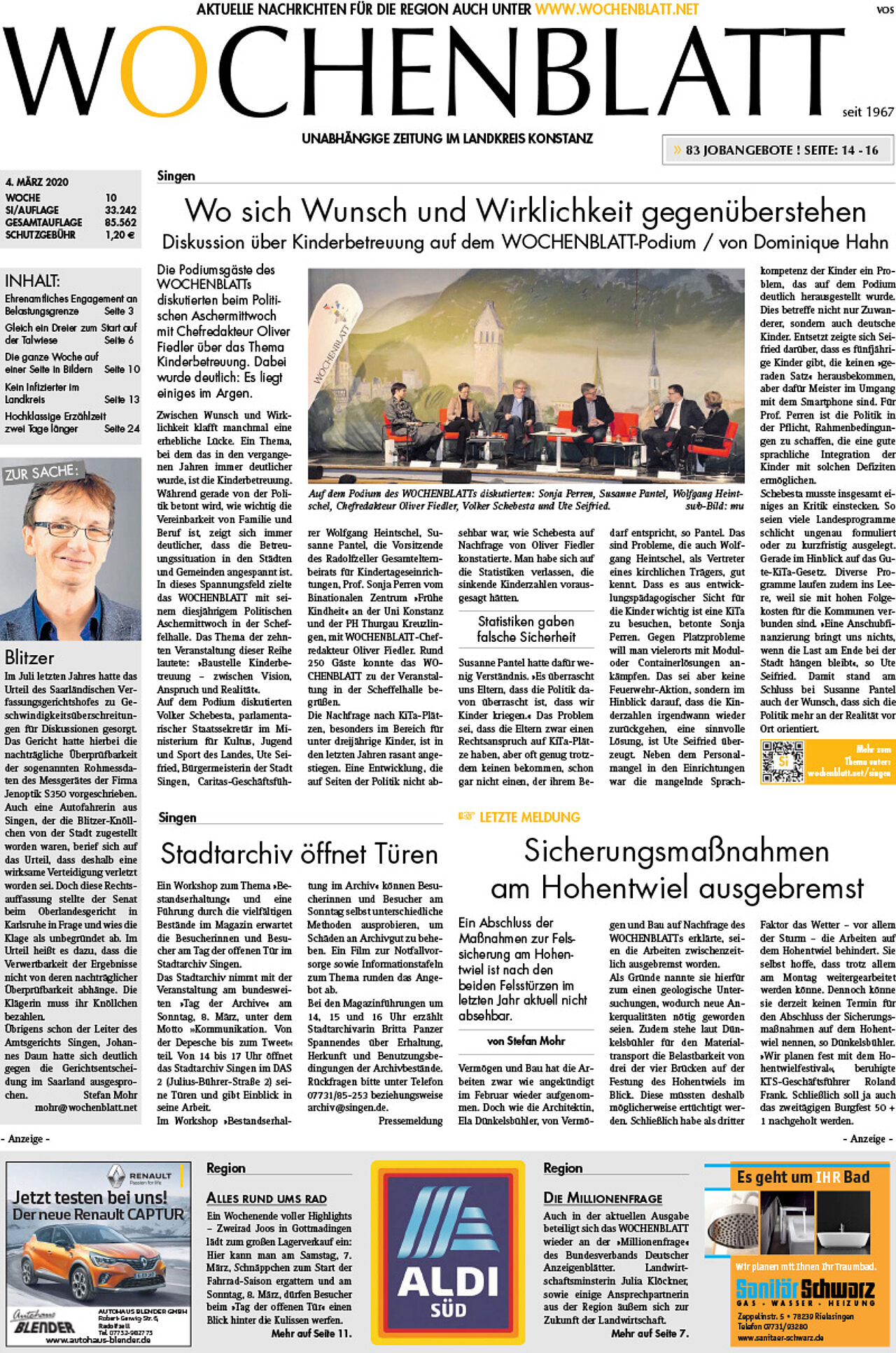 Ausgabe 10 vom 04. März 2020